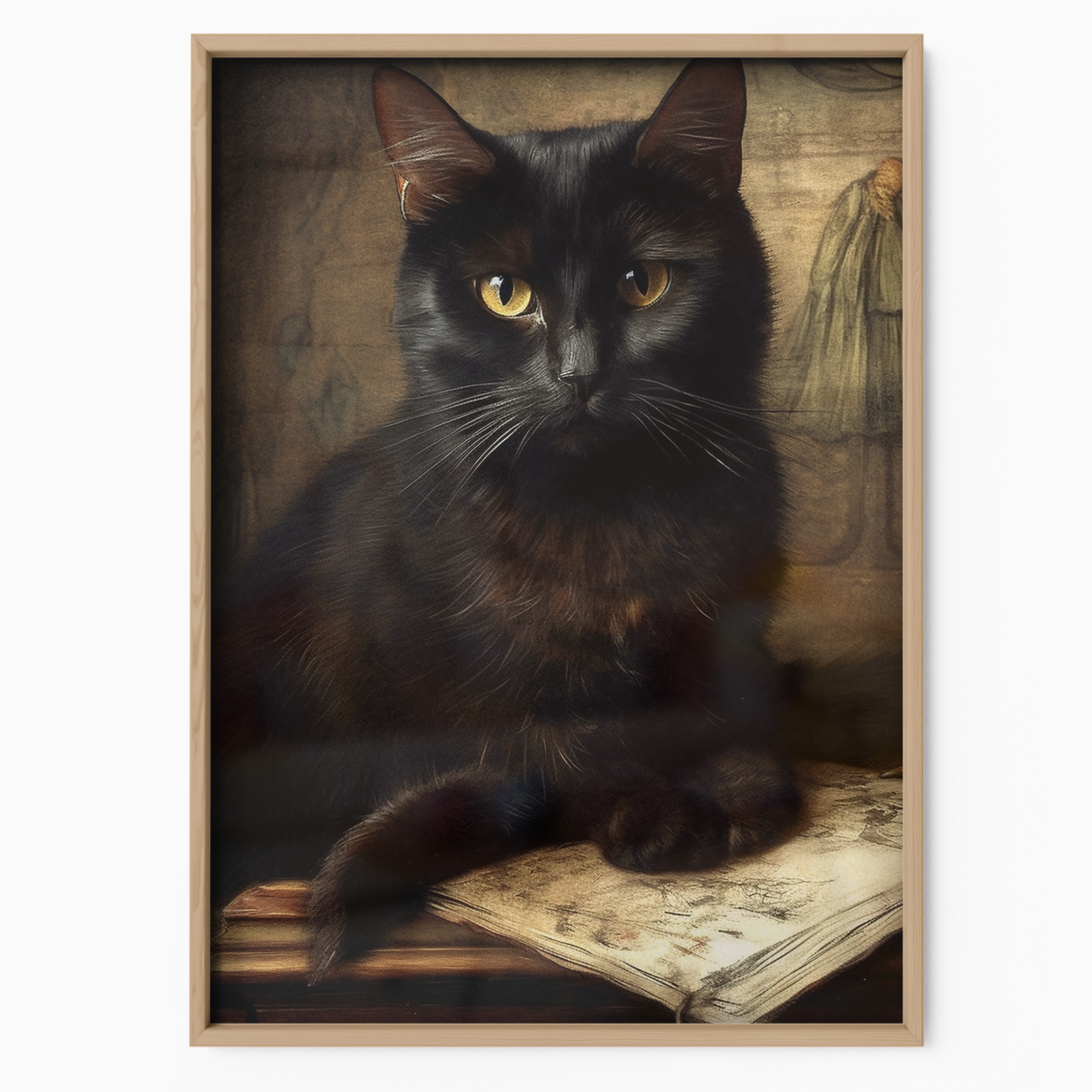 Artsy Cat Golden Gaze