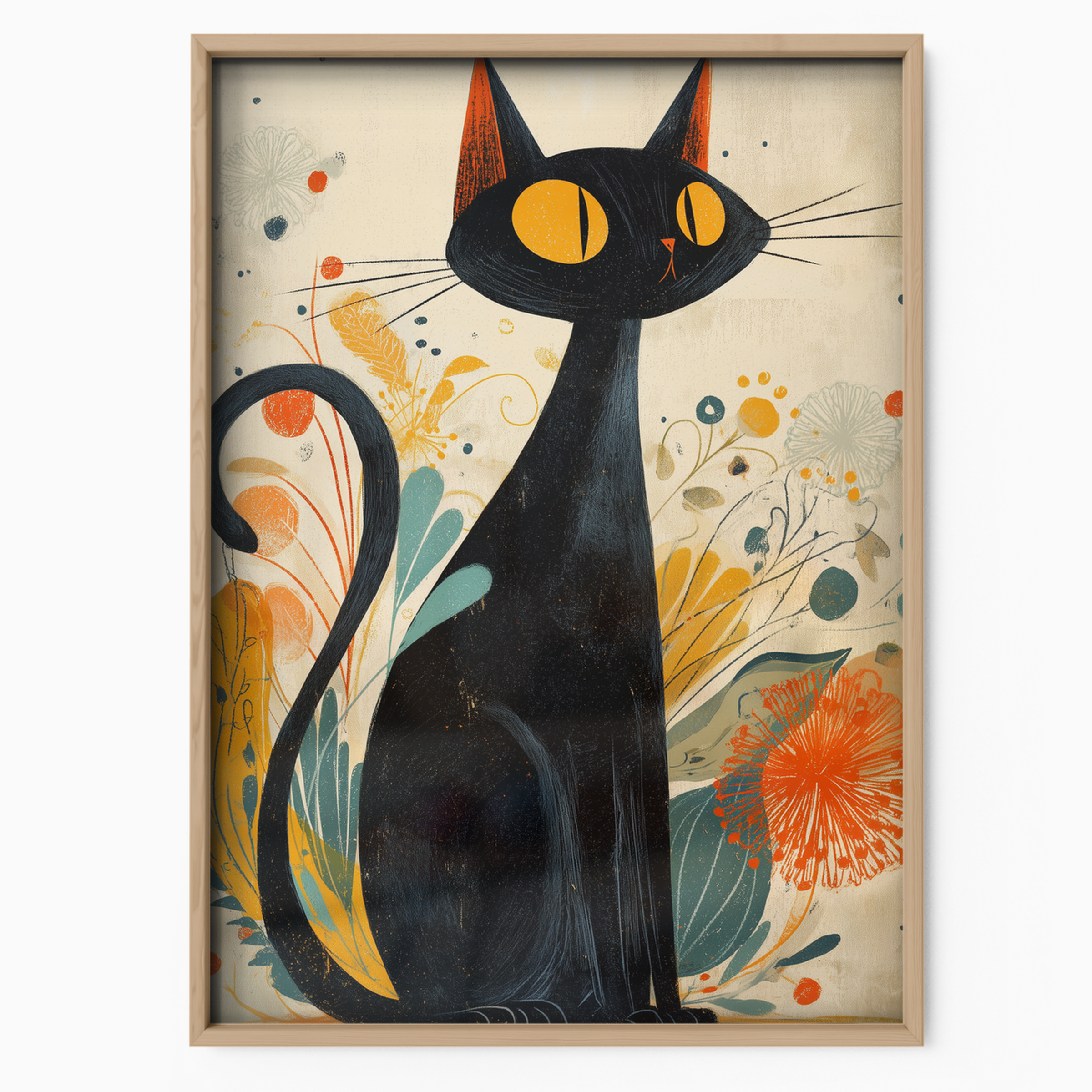 Atomic Cat Floral Swing