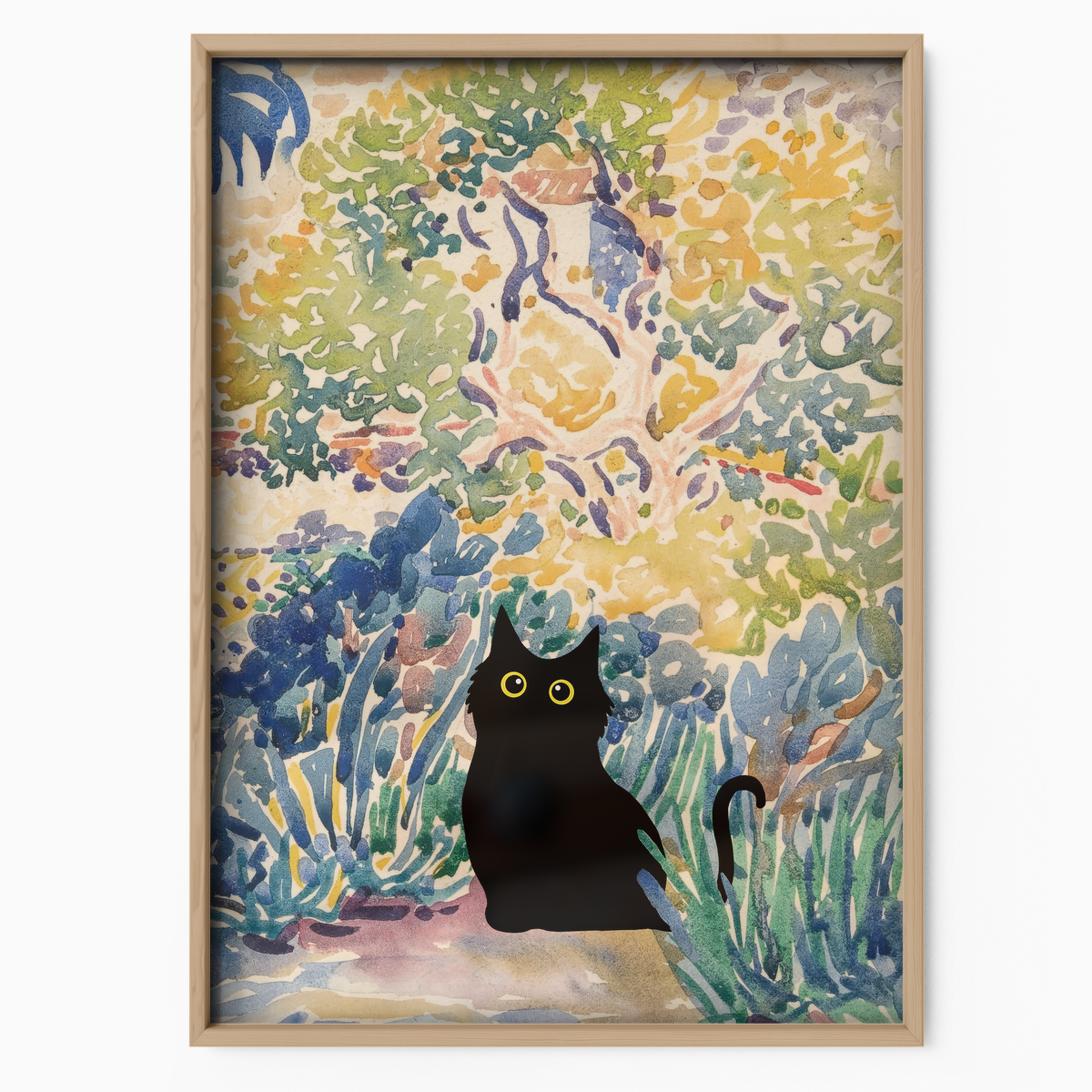 Black Cat In Courbet Field