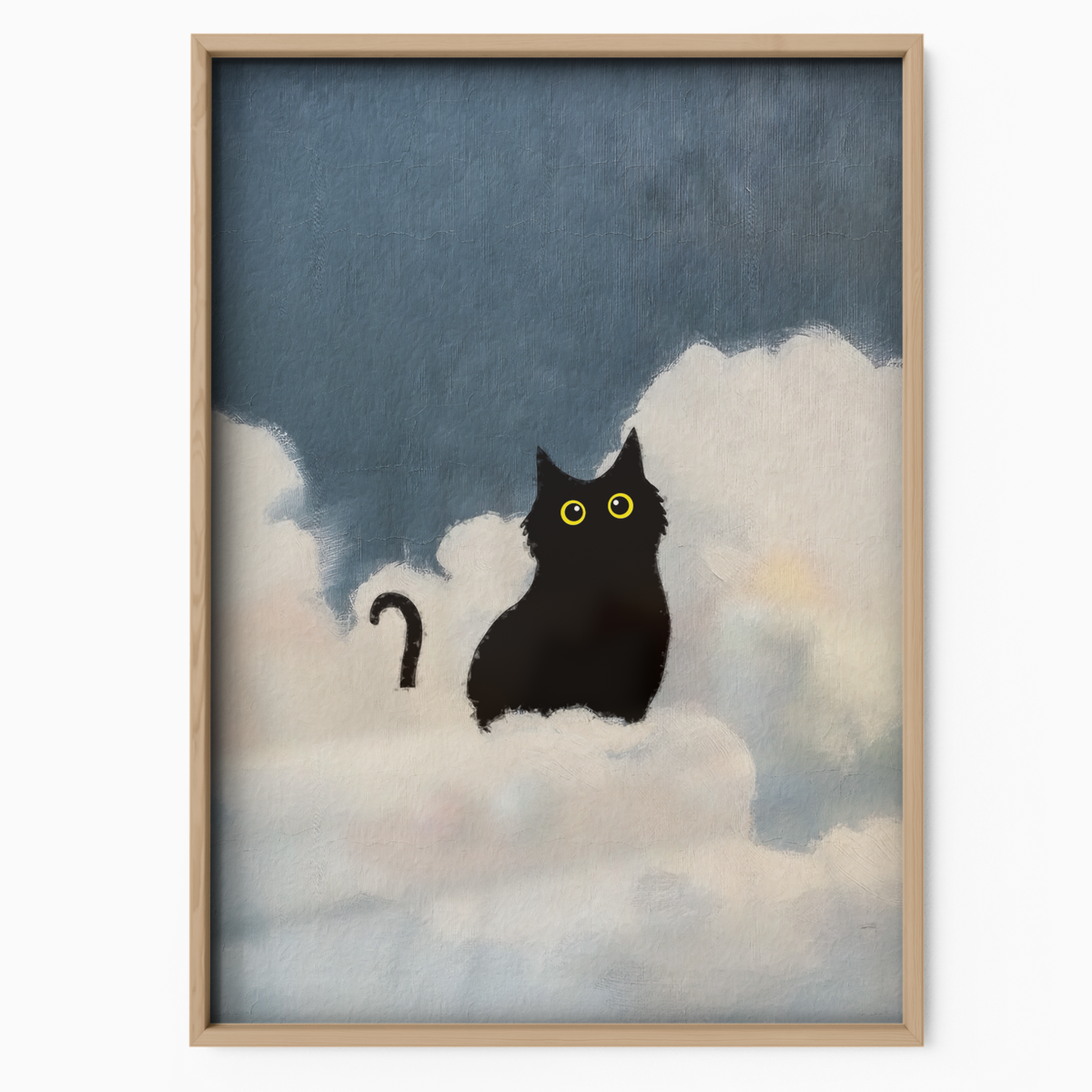 Black Cat In The Clouds 1 3