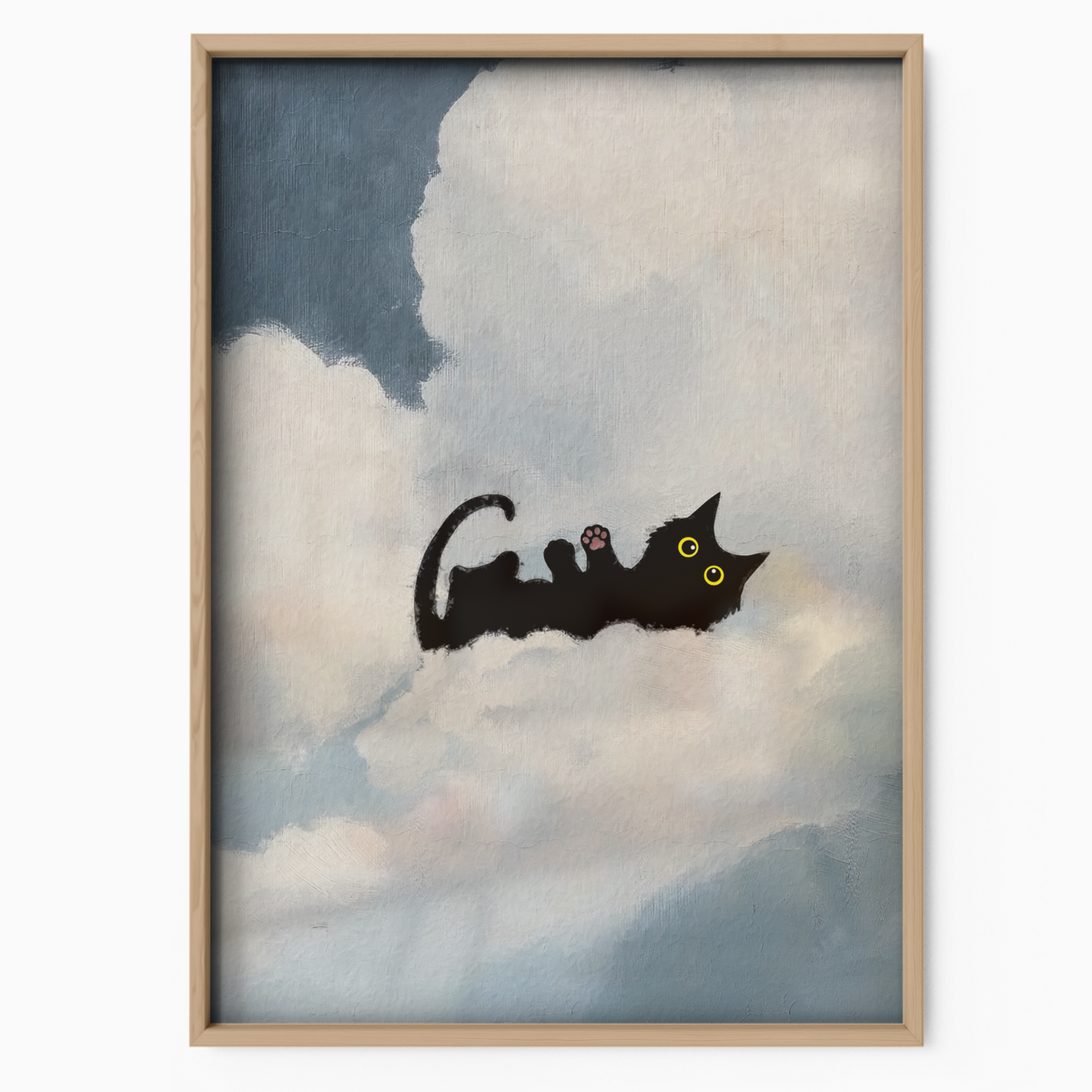 Black Cat In The Clouds 2 3