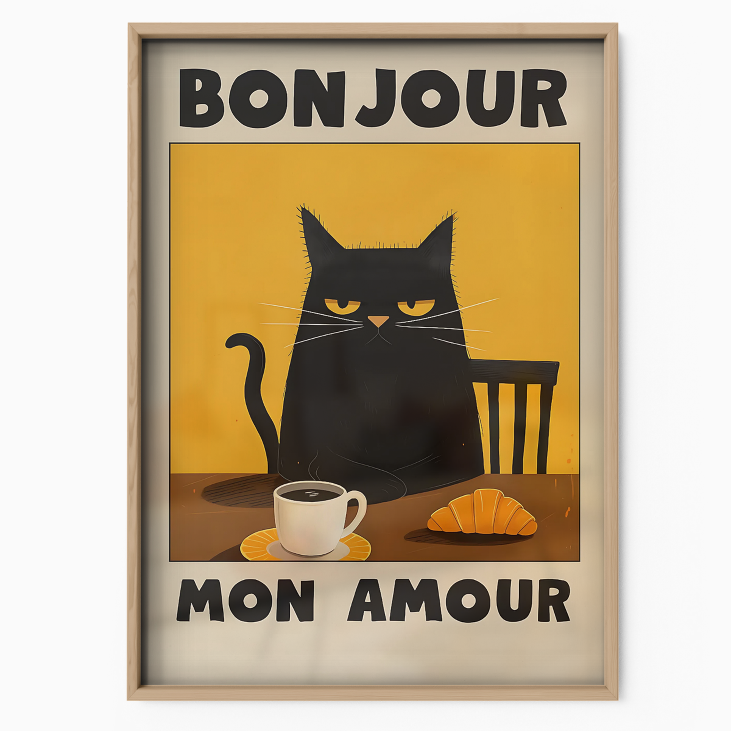 Cat Bonjour Mon Amour