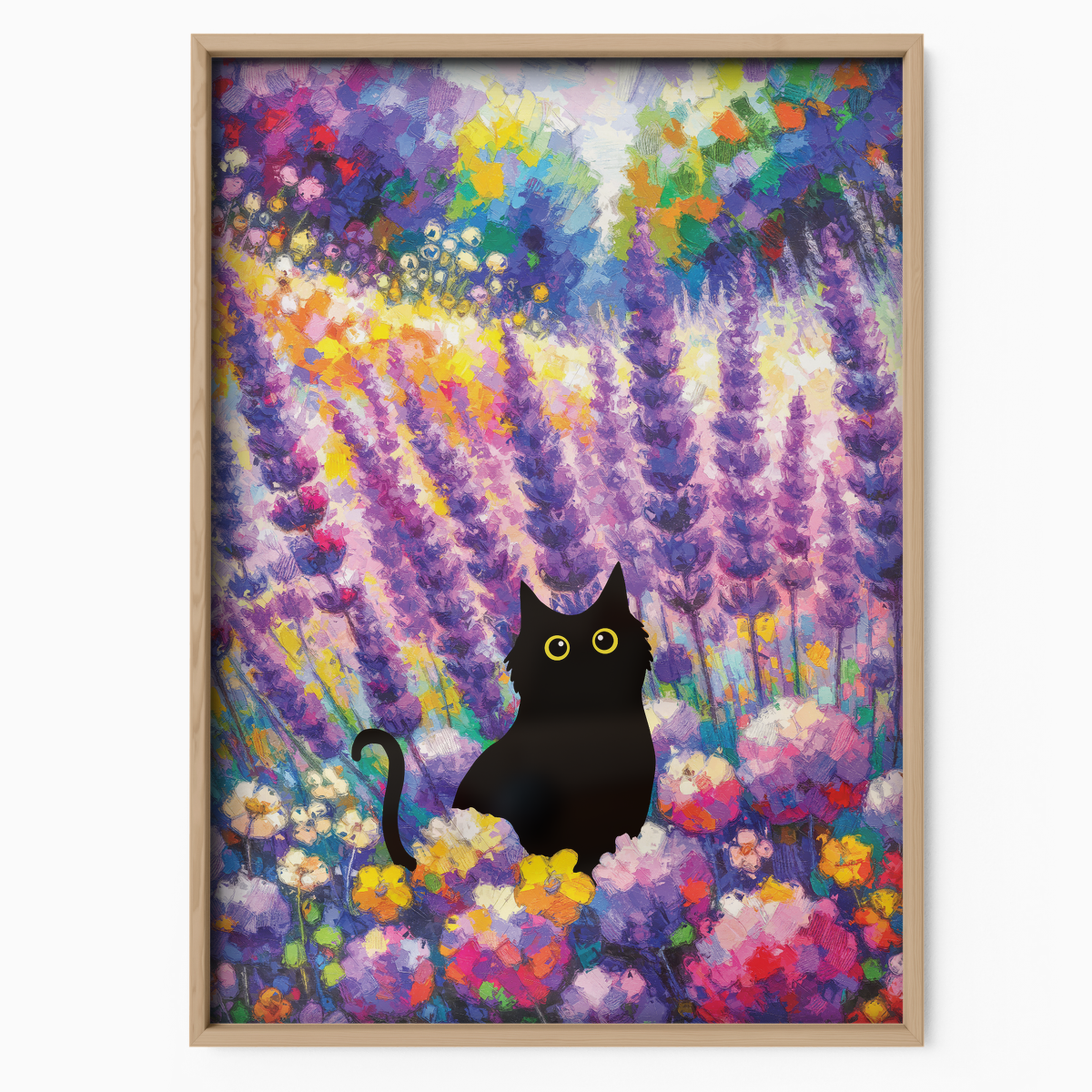 Cat In Lavender X Monet