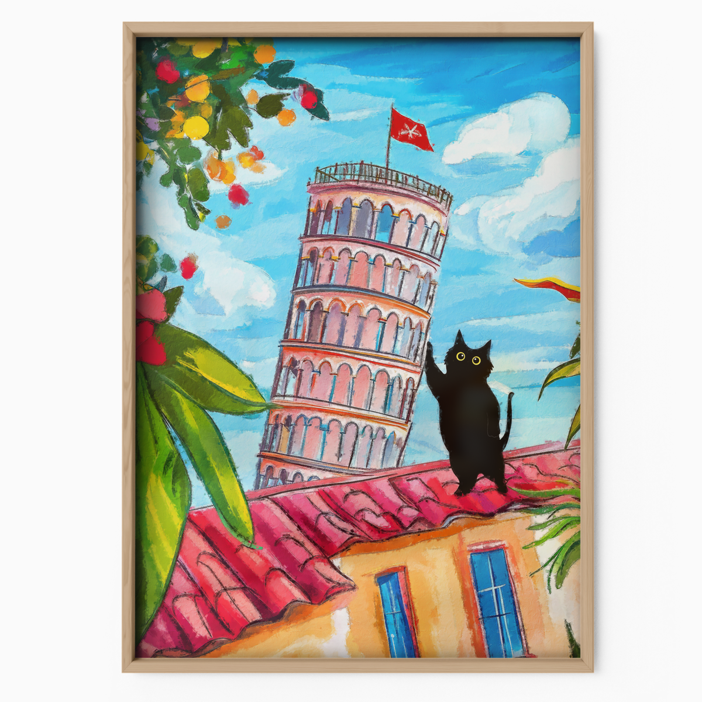 Cat In Pise Italy