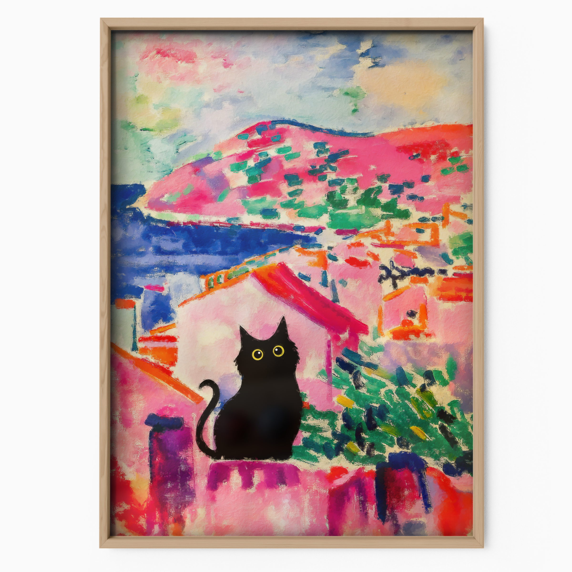 Cat Matisse Mediterranean Landscape