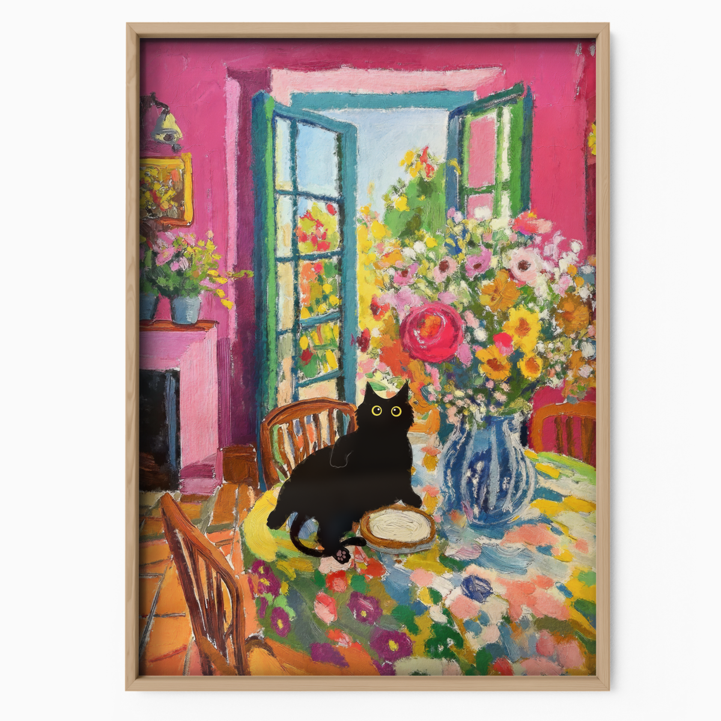 Cat Matisse Window