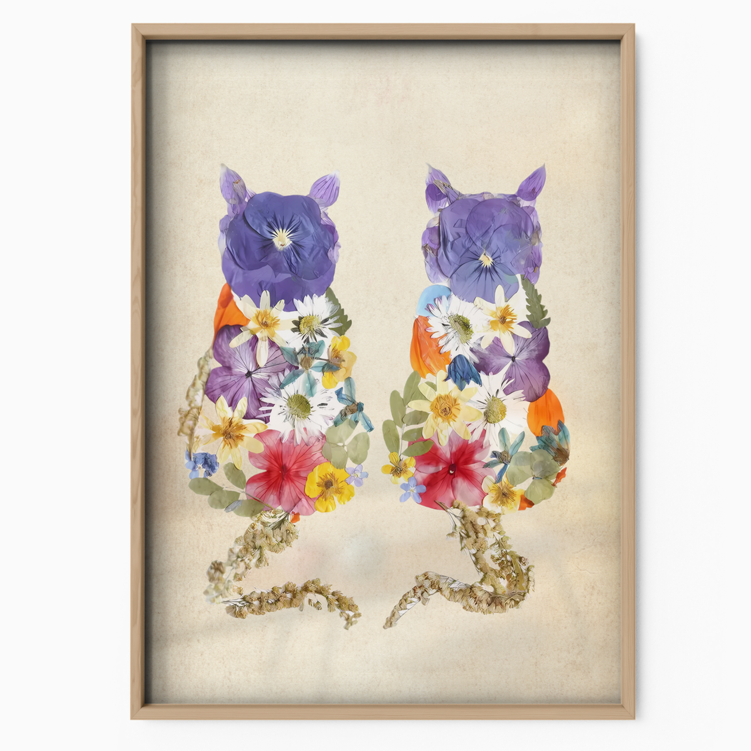 Cat Nature Flower 3 6