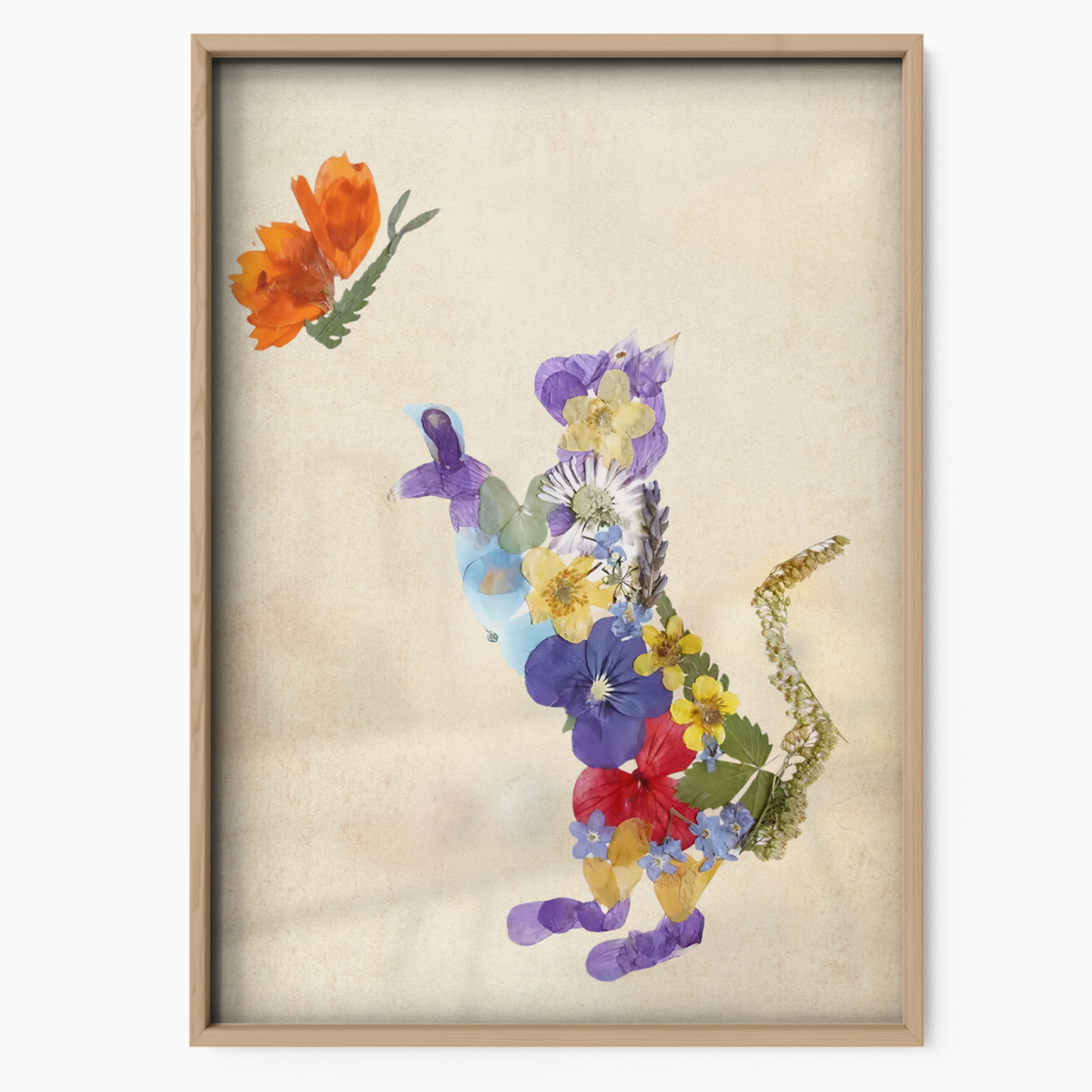 Cat Nature Flower 6 6