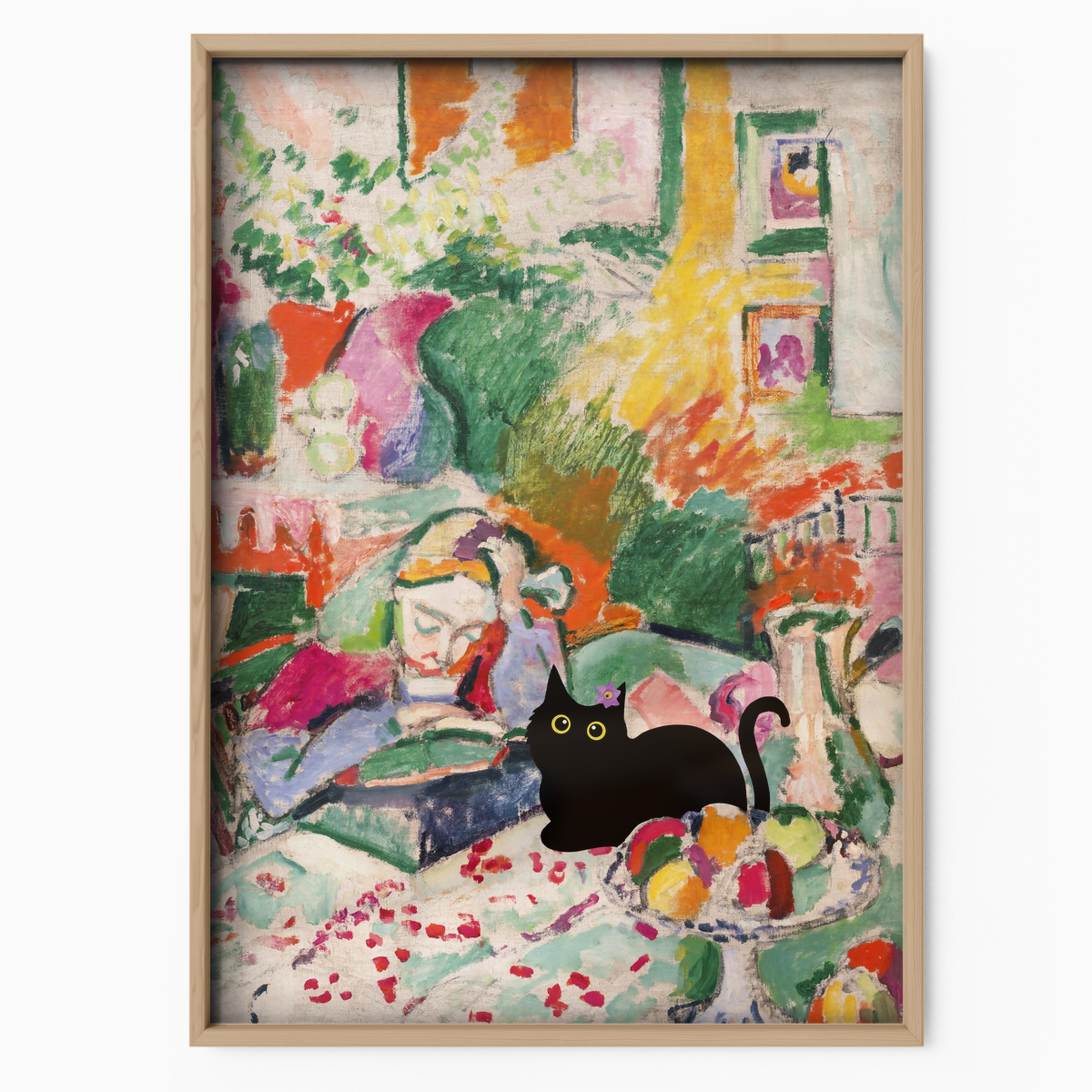 Cat With Matisse Still Life