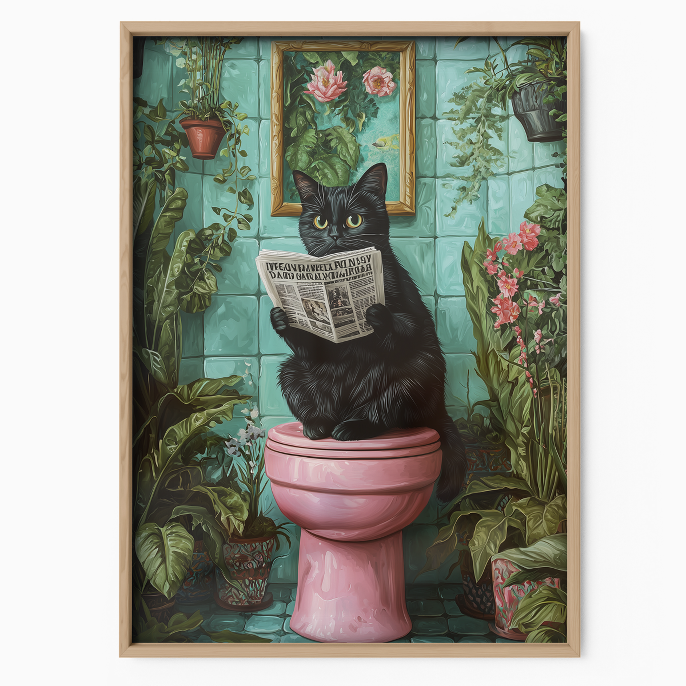 Cozy Cat Bathroom Reader