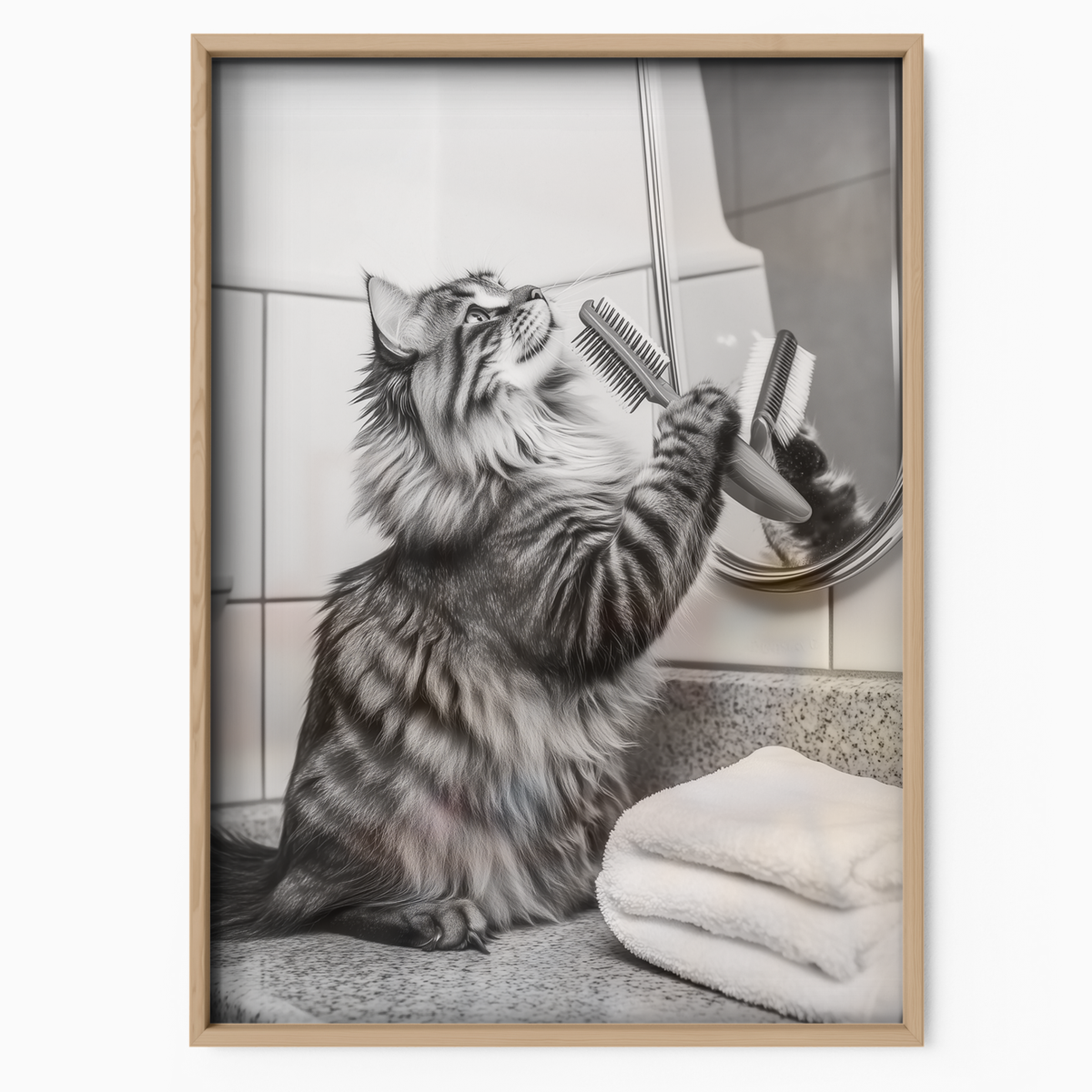 Cozy Cat Bathroom Singer