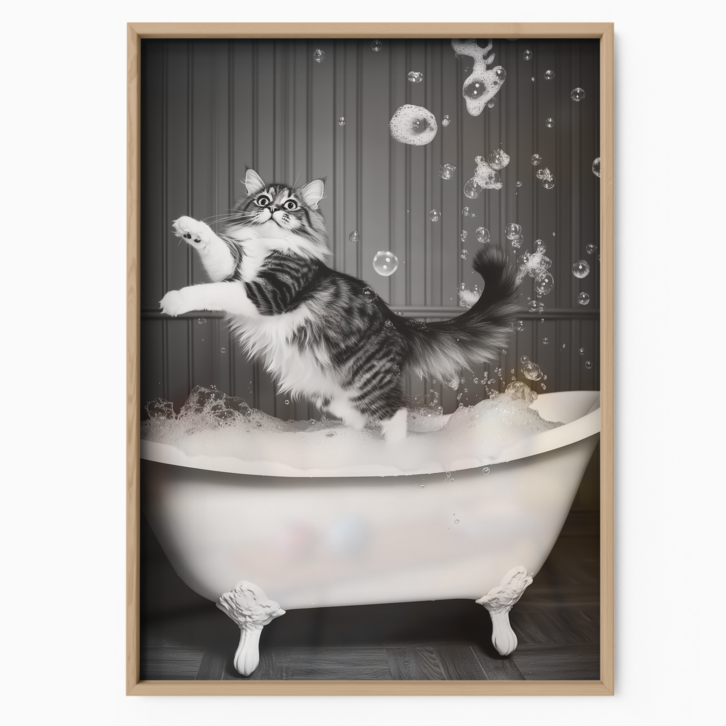 Cozy Cat Bathtub Dance