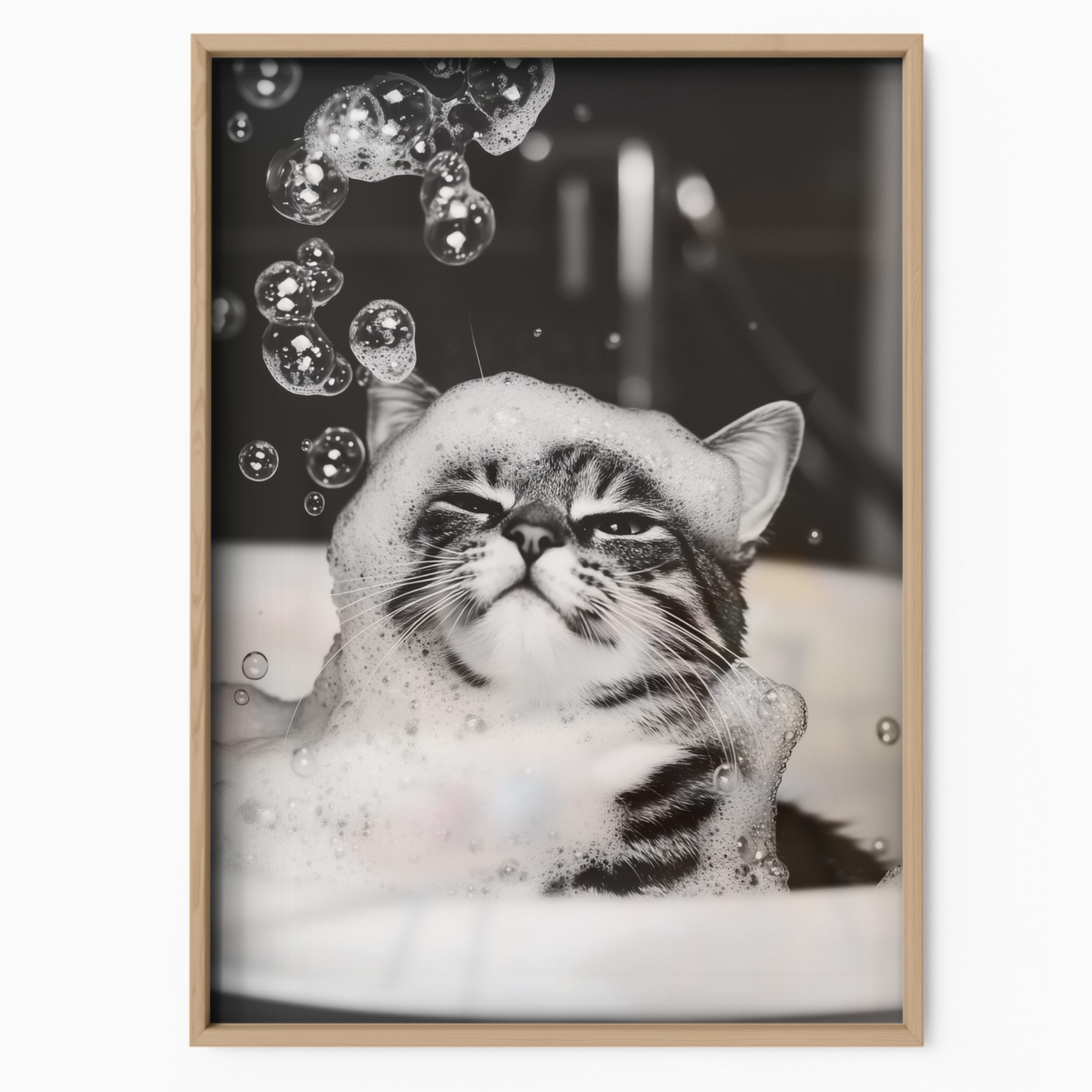 Cozy Cat Bubble Bliss