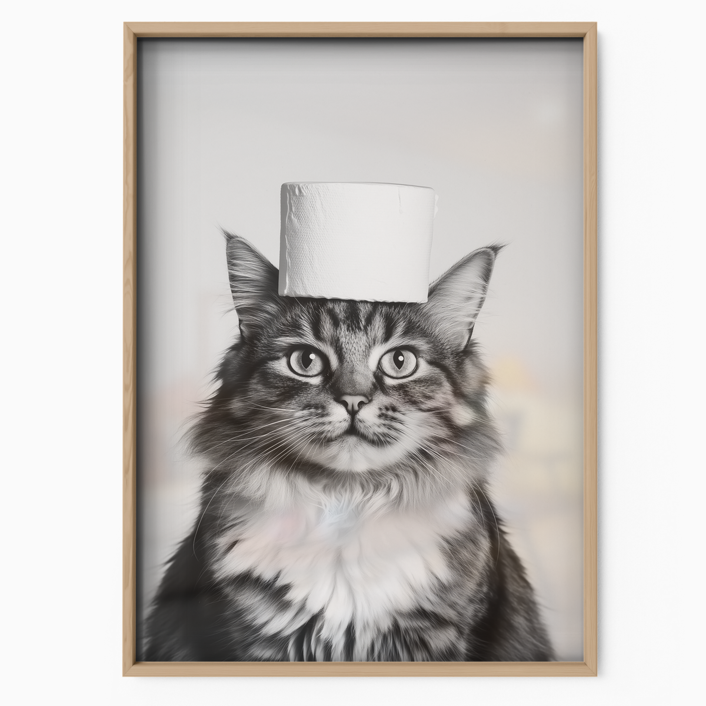 Cozy Cat Paper Roll Hat