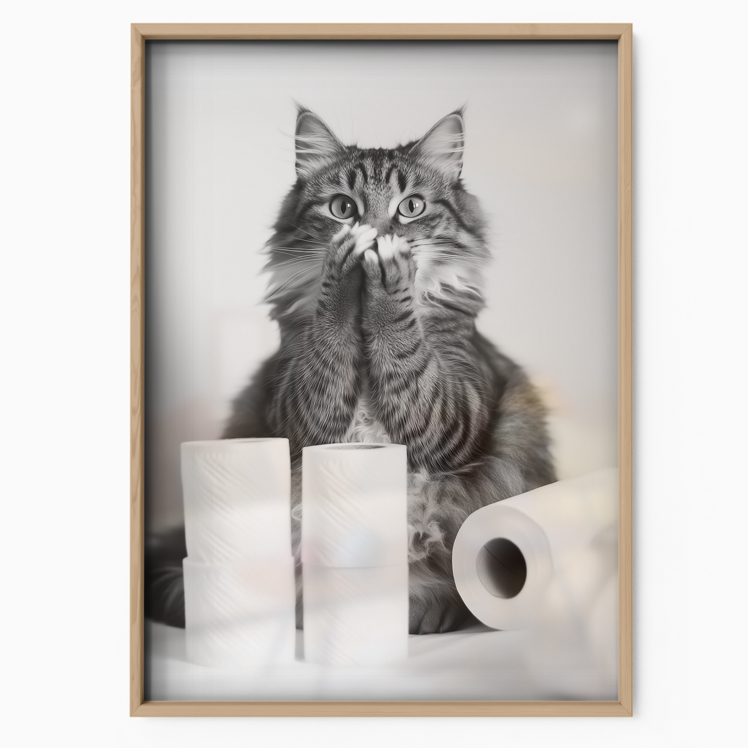 Cozy Cat Paper Tower