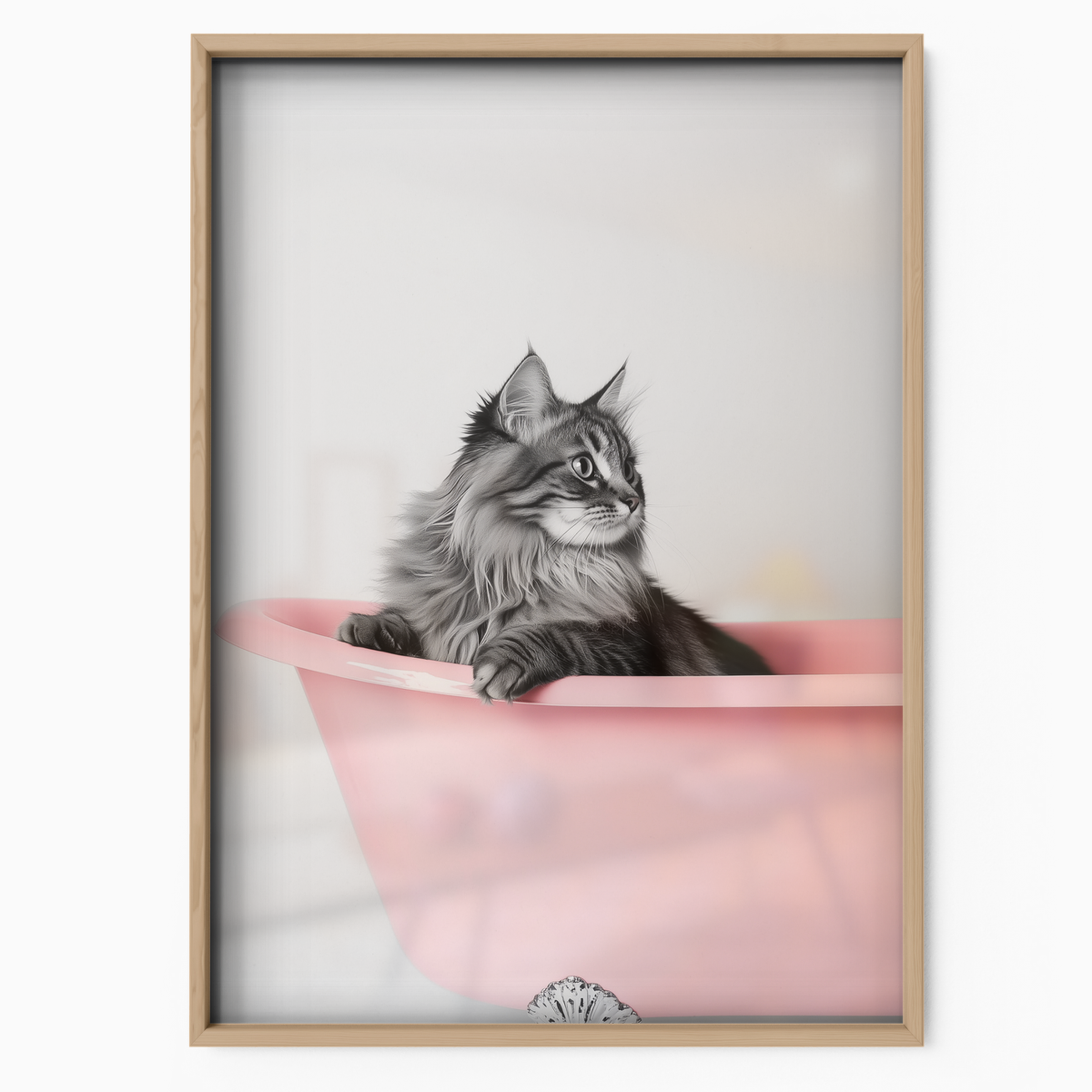 Cozy Cat Pink Bath