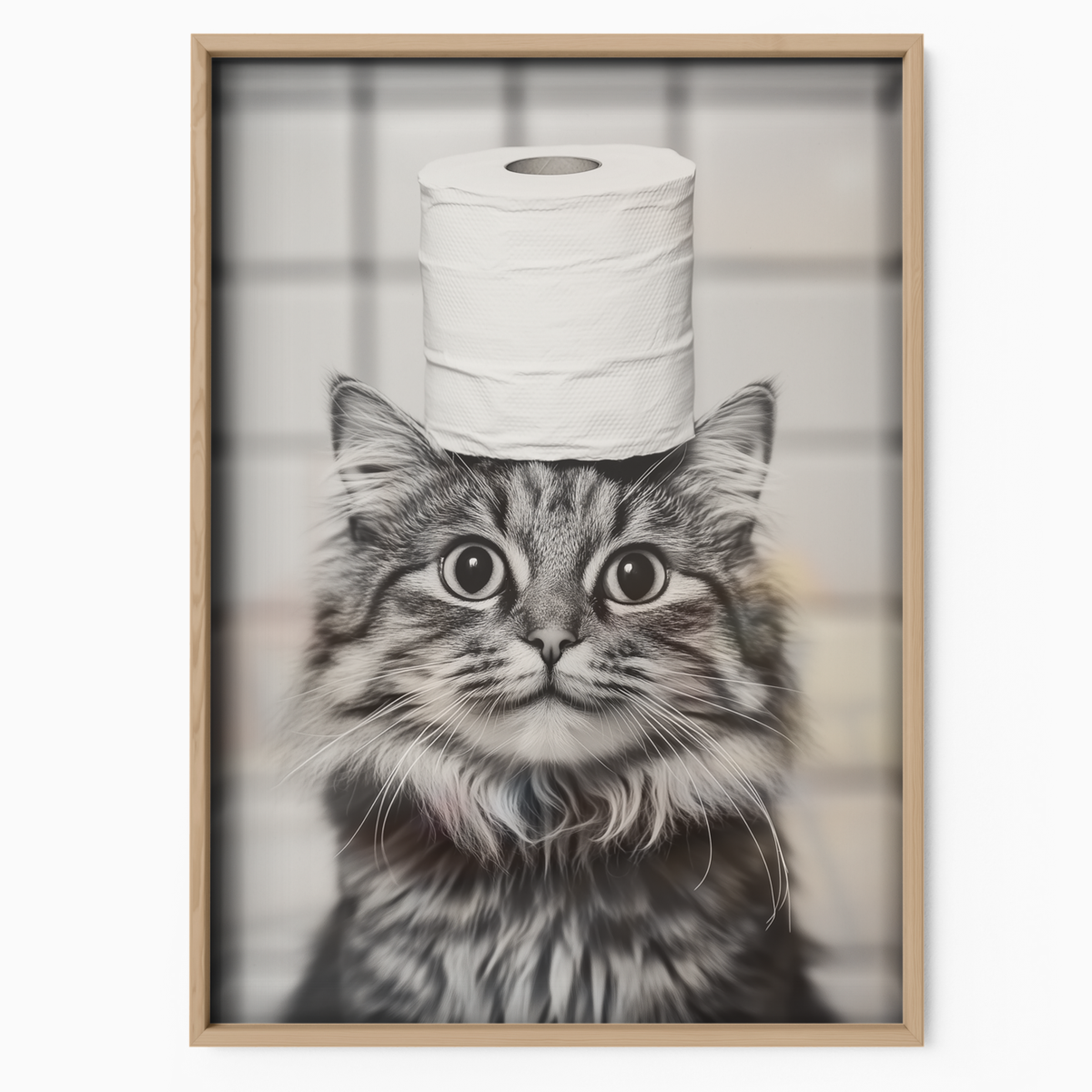 Cozy Cat Toilet Paper Crown
