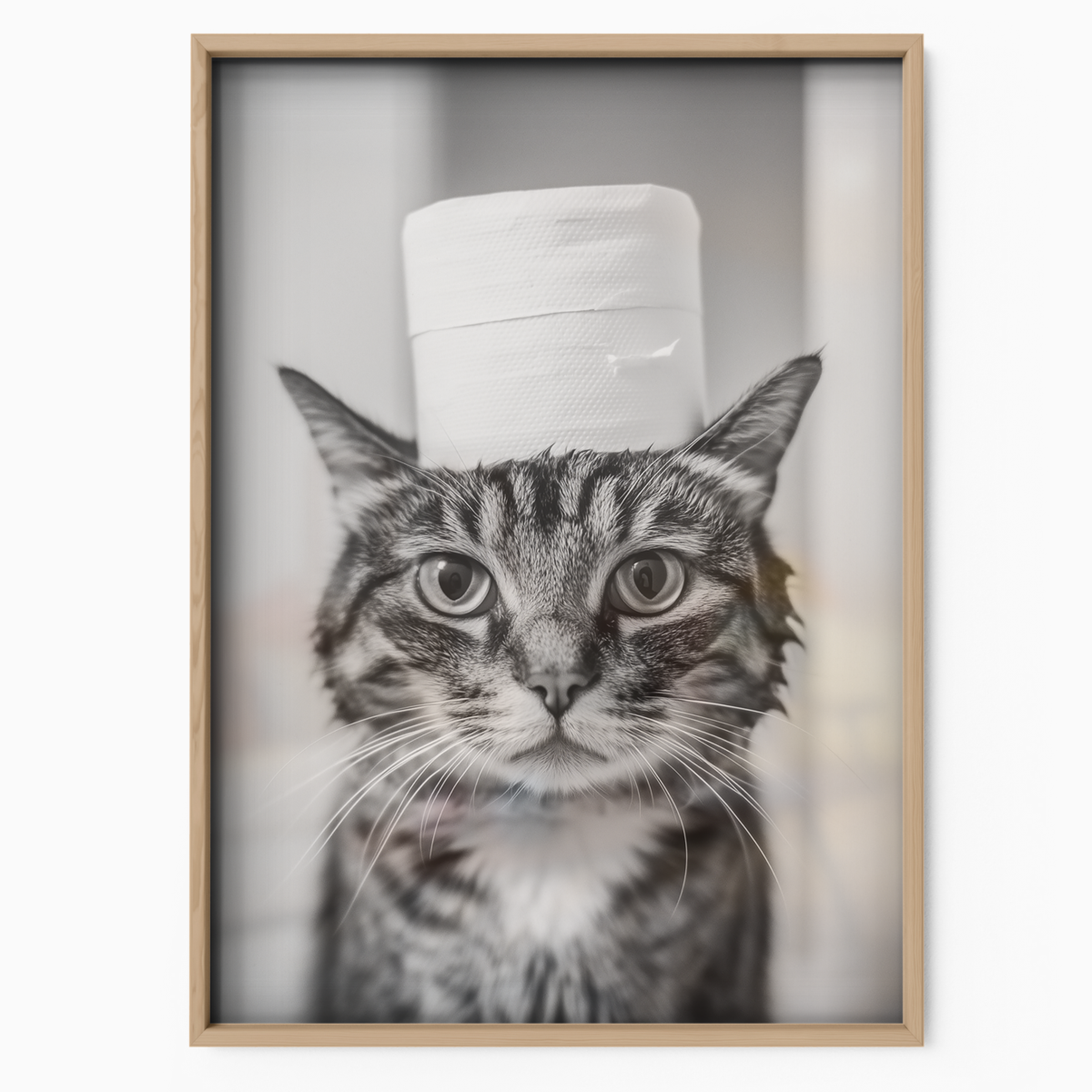 Cozy Cat Toilet Paper Hat