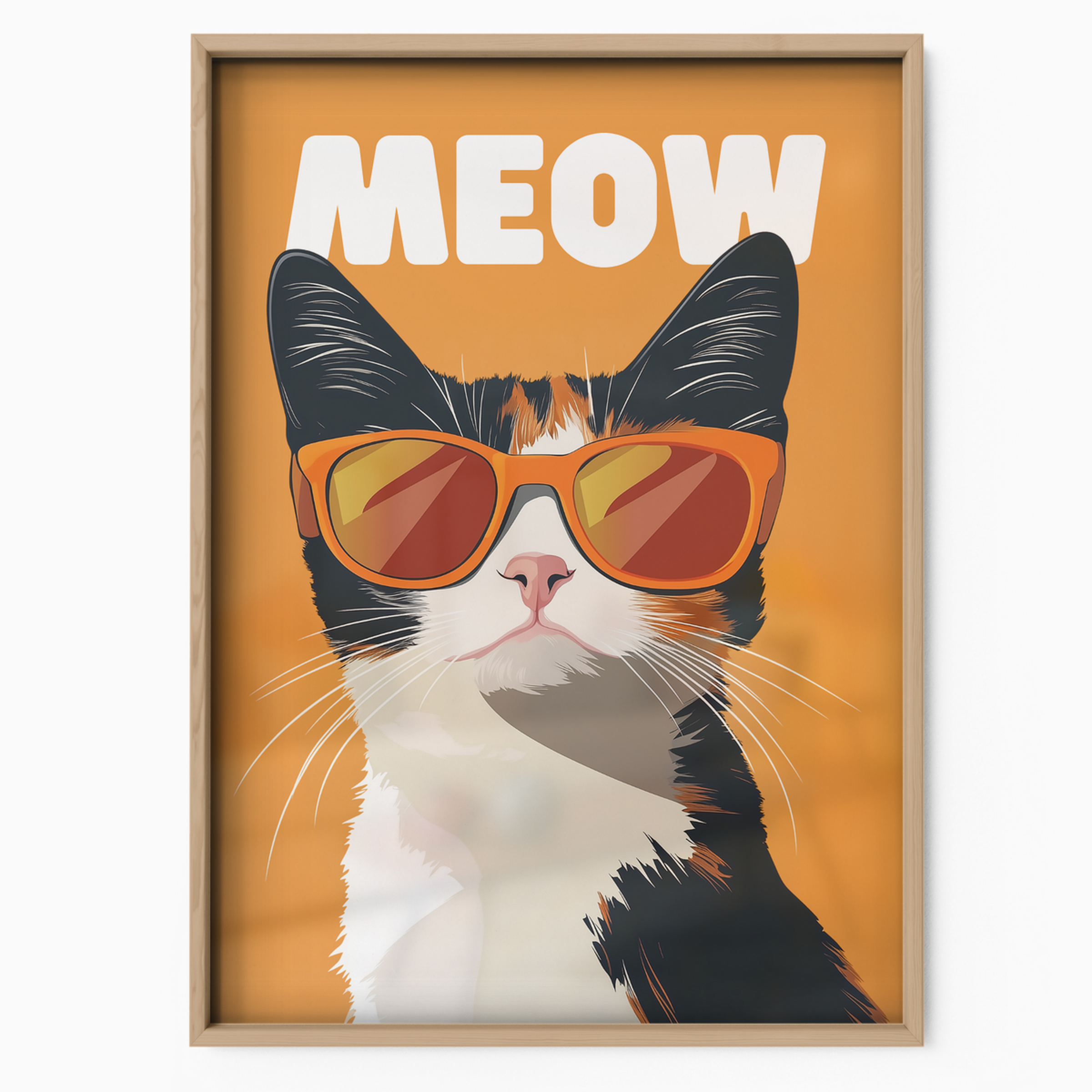 Groovy Cat Orange Meow