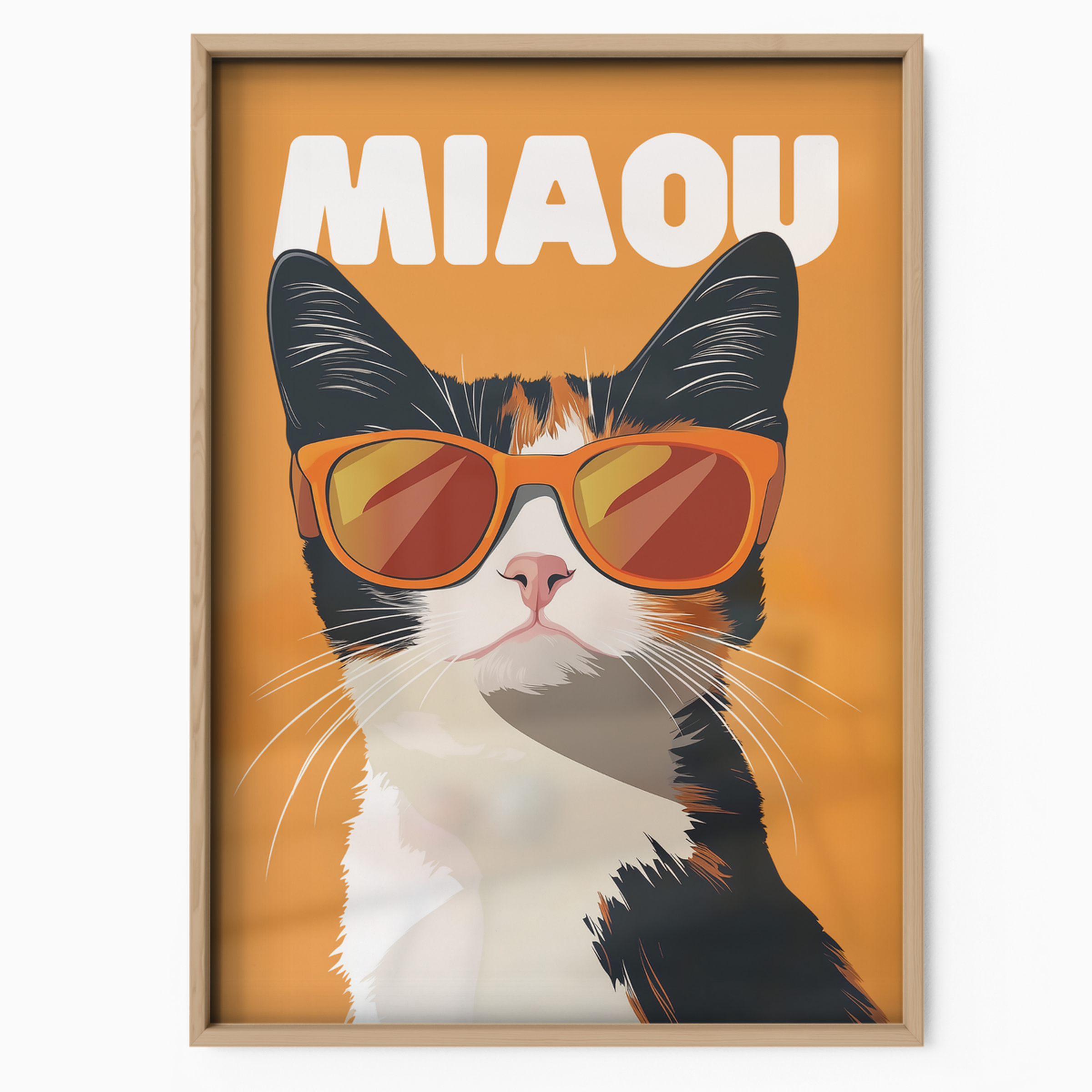 Groovy Cat Orange Miaou