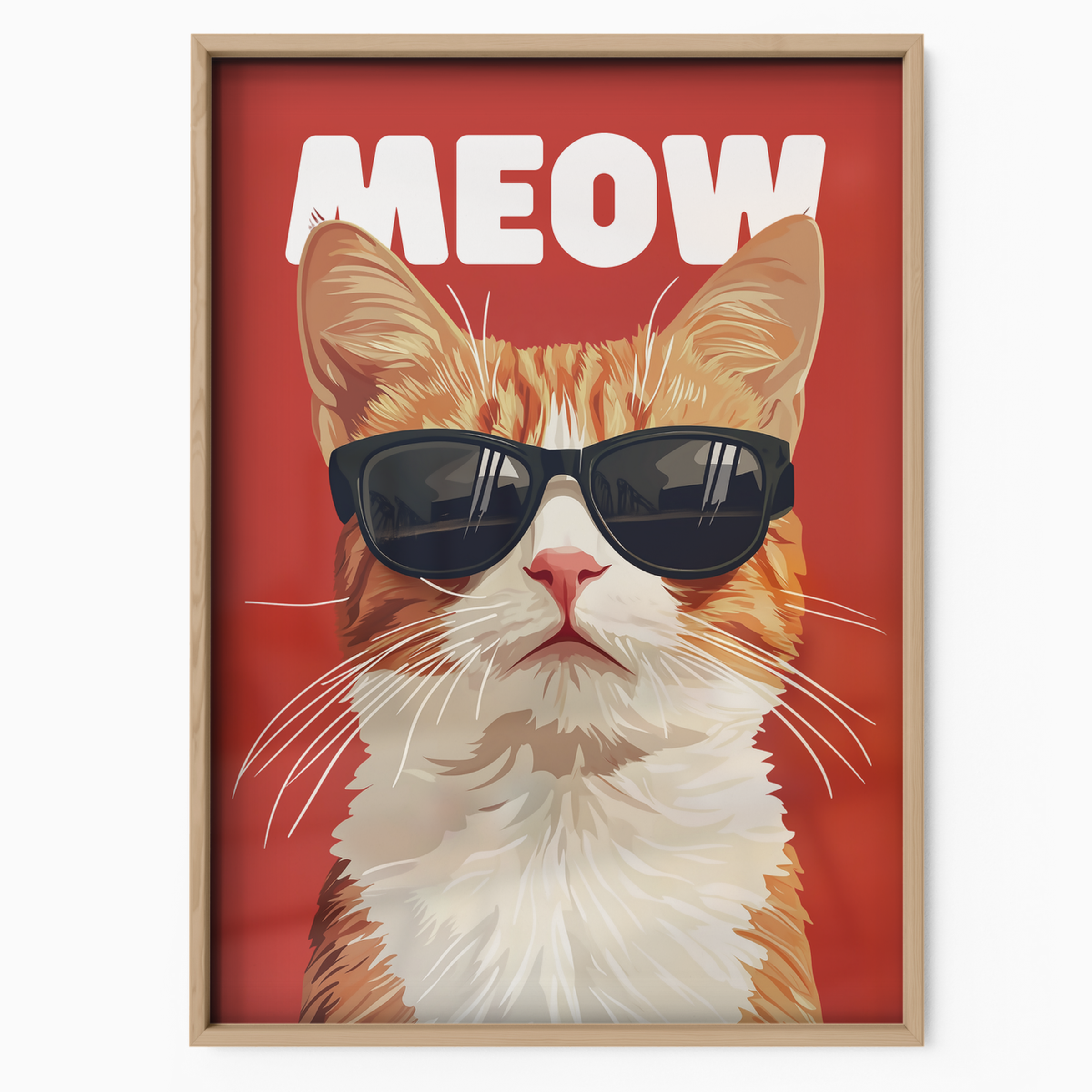 Groovy Cat Red Meow