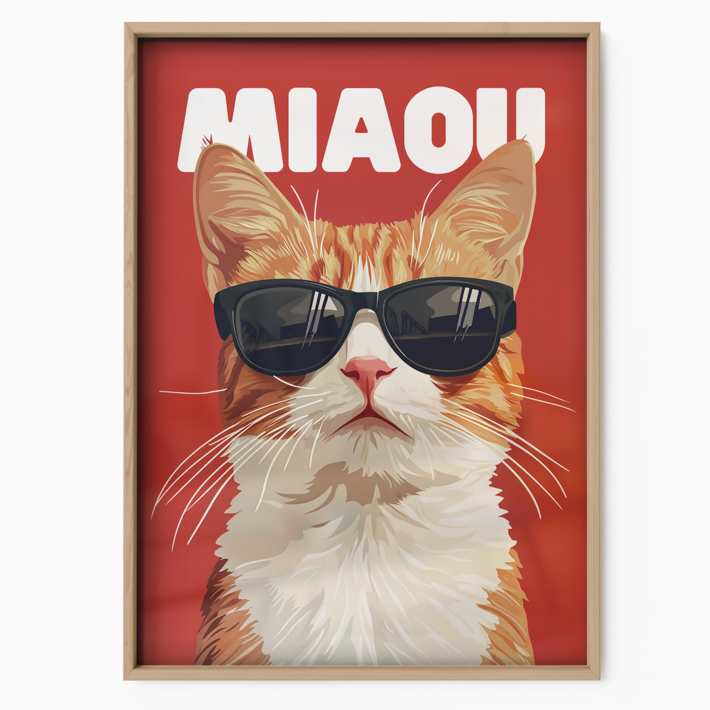 Groovy Cat Red Miaou