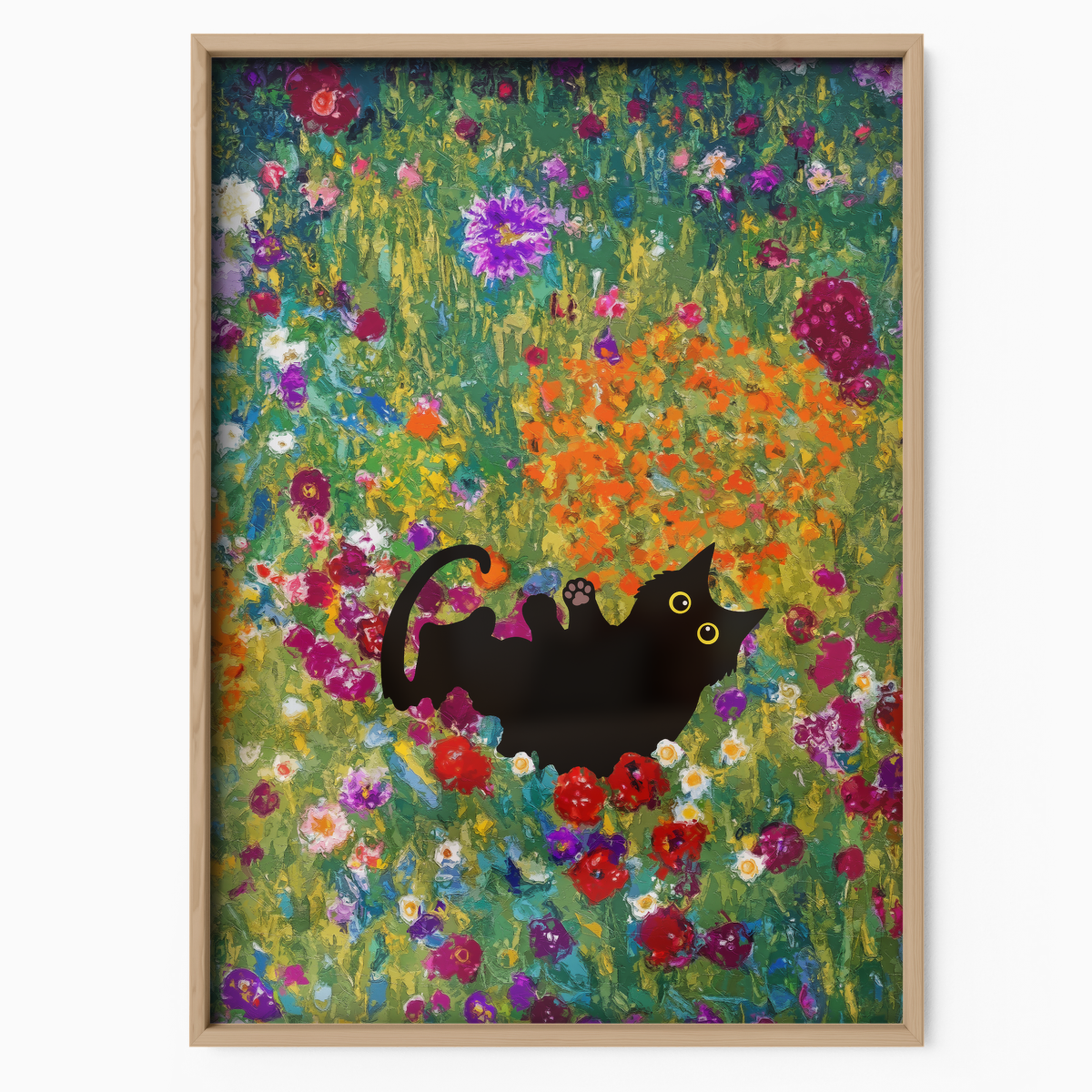 Klimt Cat Garden 2 3
