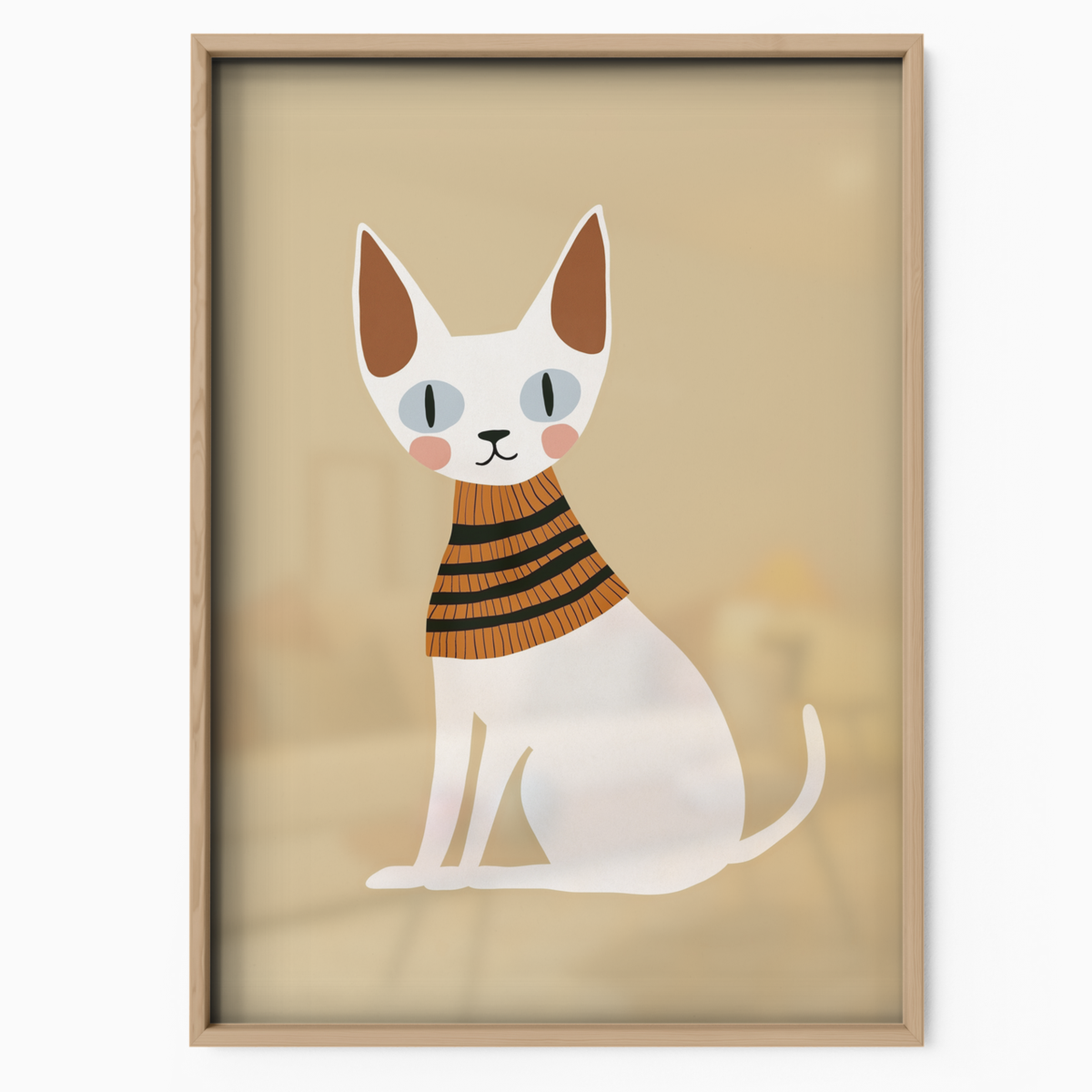 Pop Cat Cozy Sweater