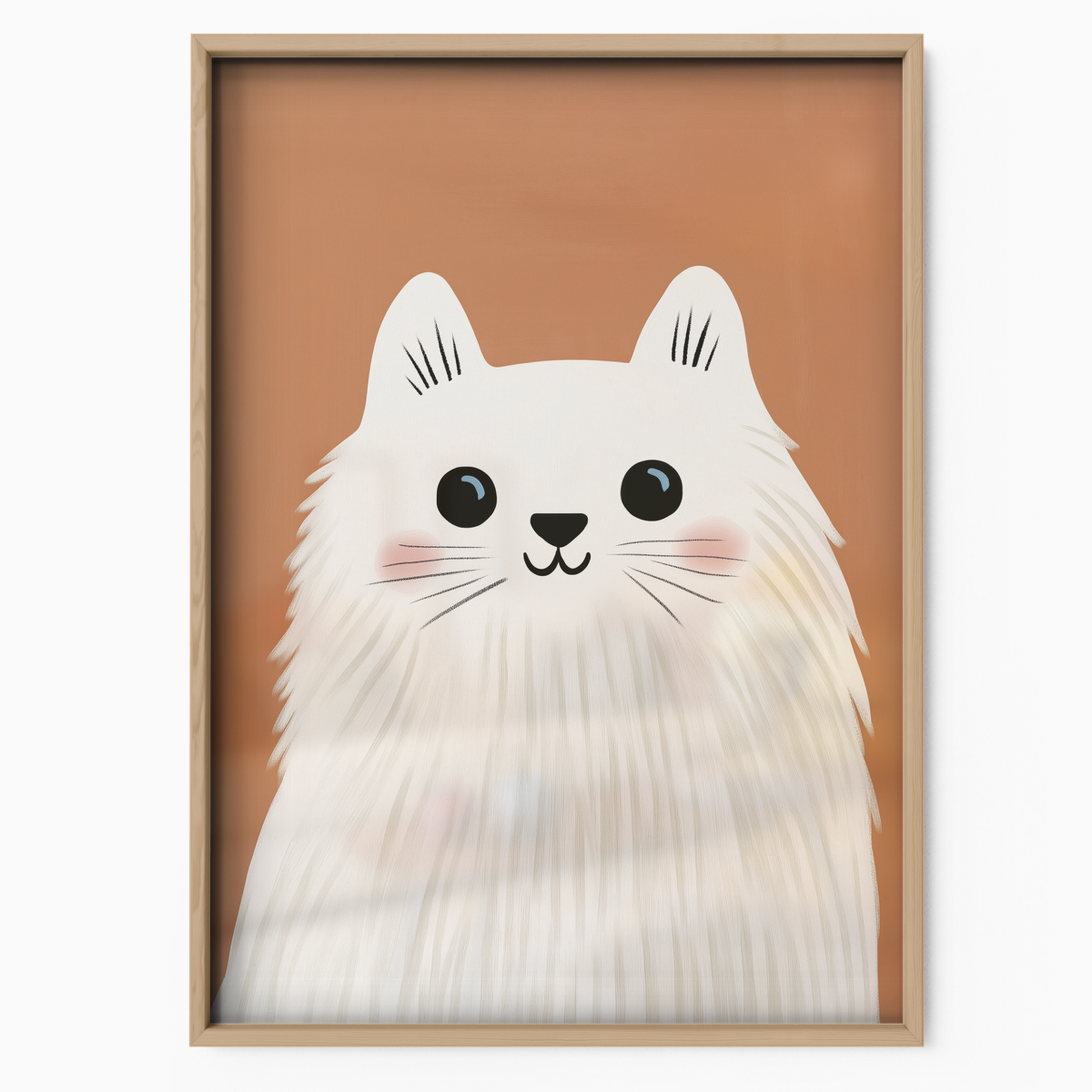 Pop Cat Fluffy White