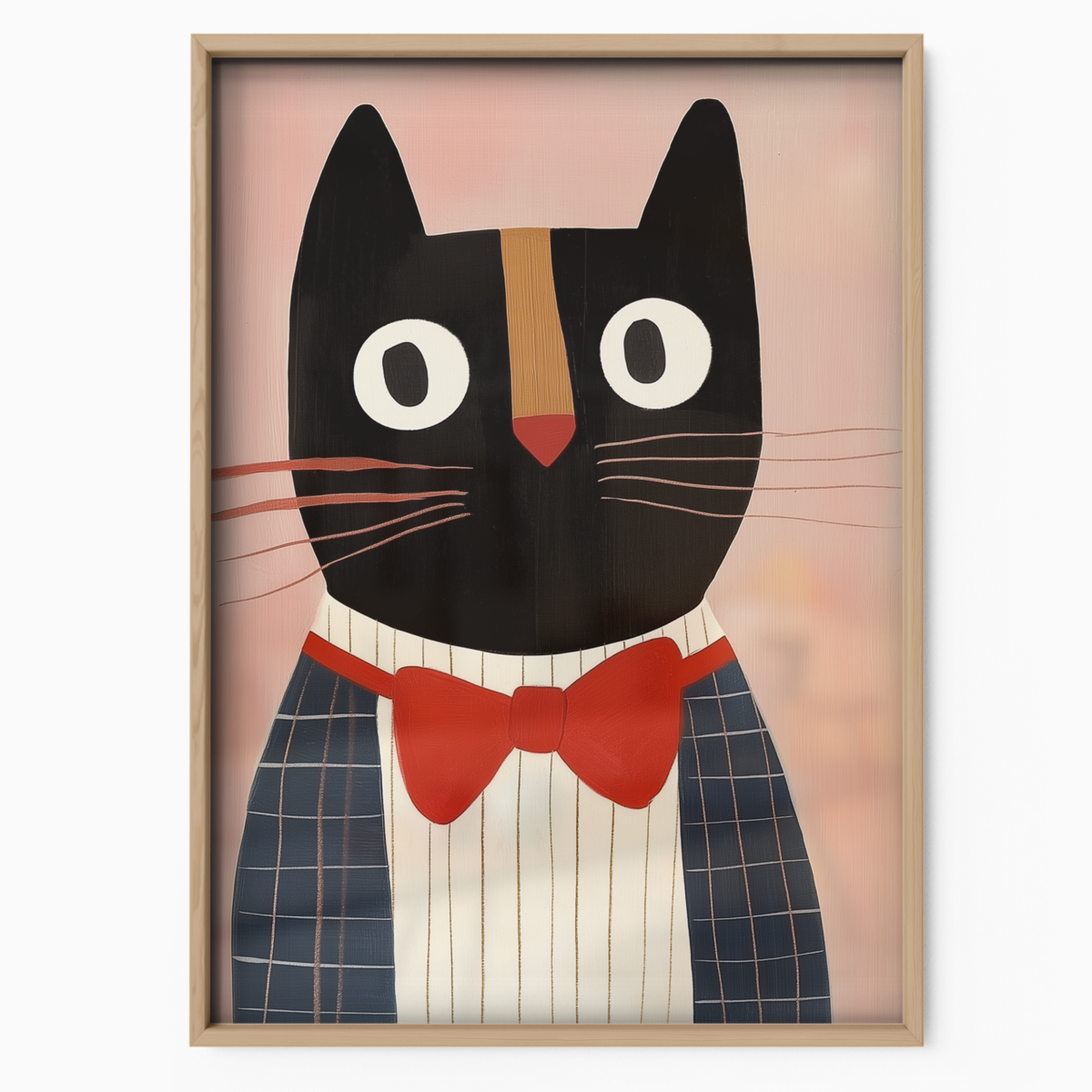 Pop Cat Gentleman Check