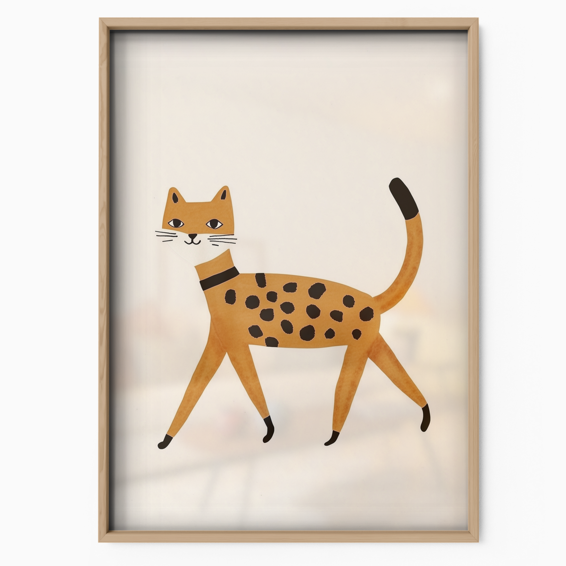 Pop Cat Golden Leopard