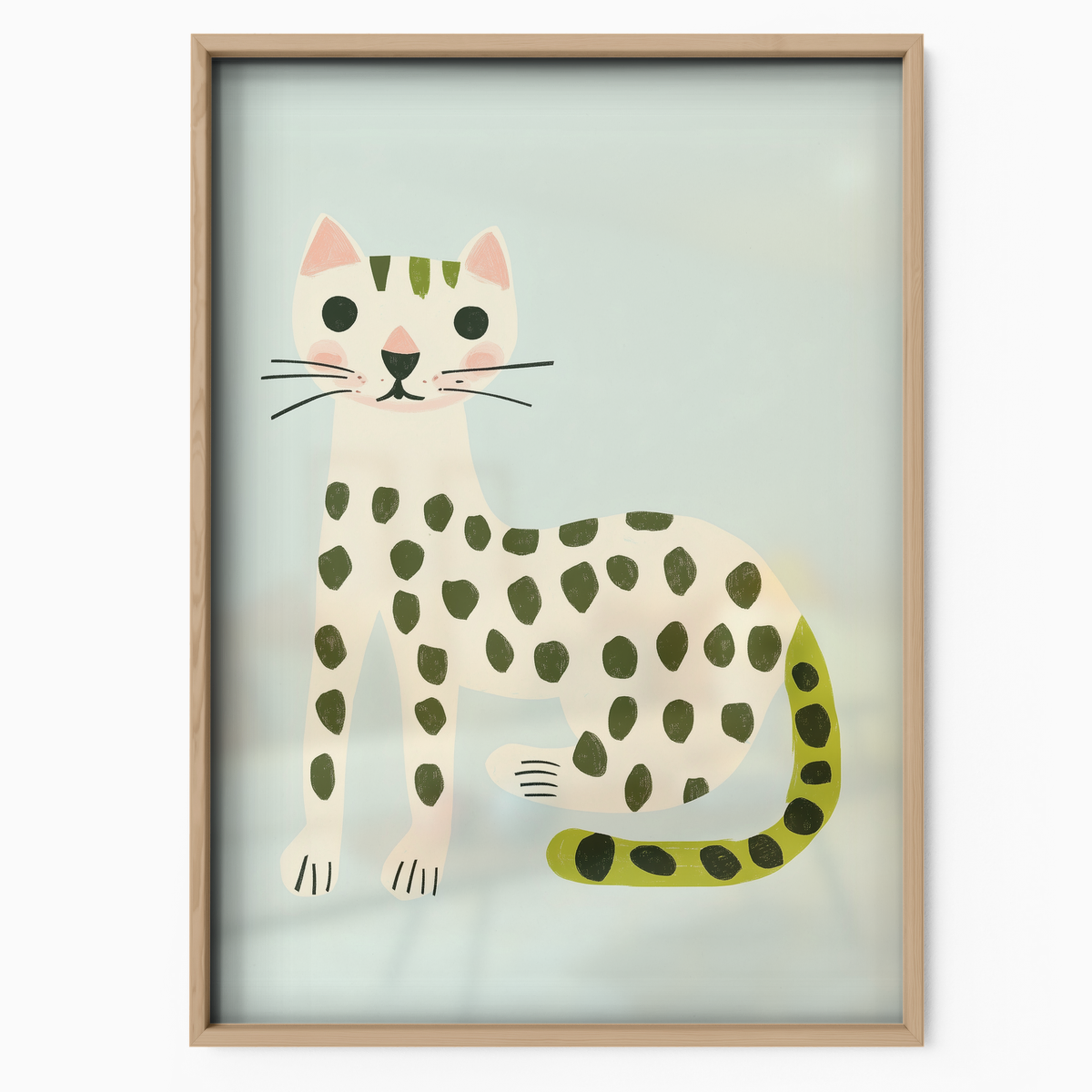 Pop Cat Green Dots