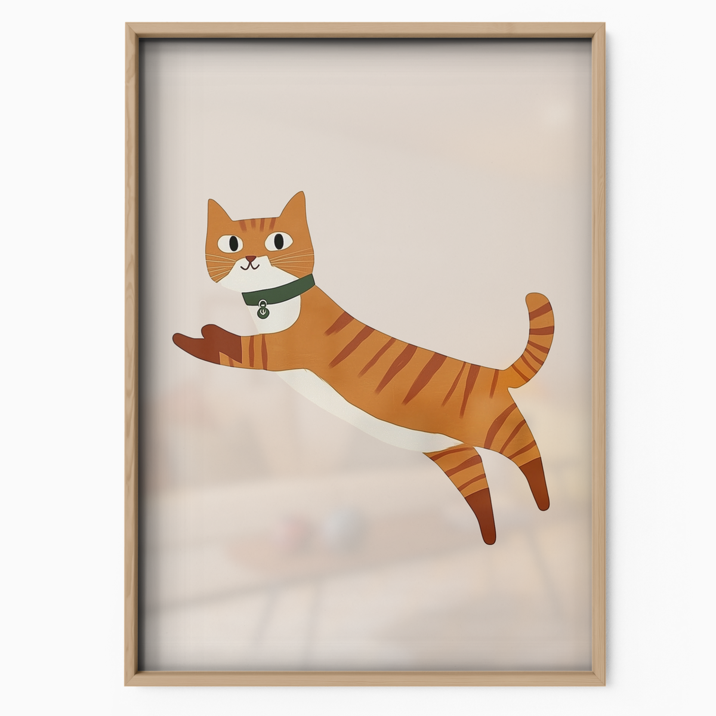 Pop Cat Leaping Tiger