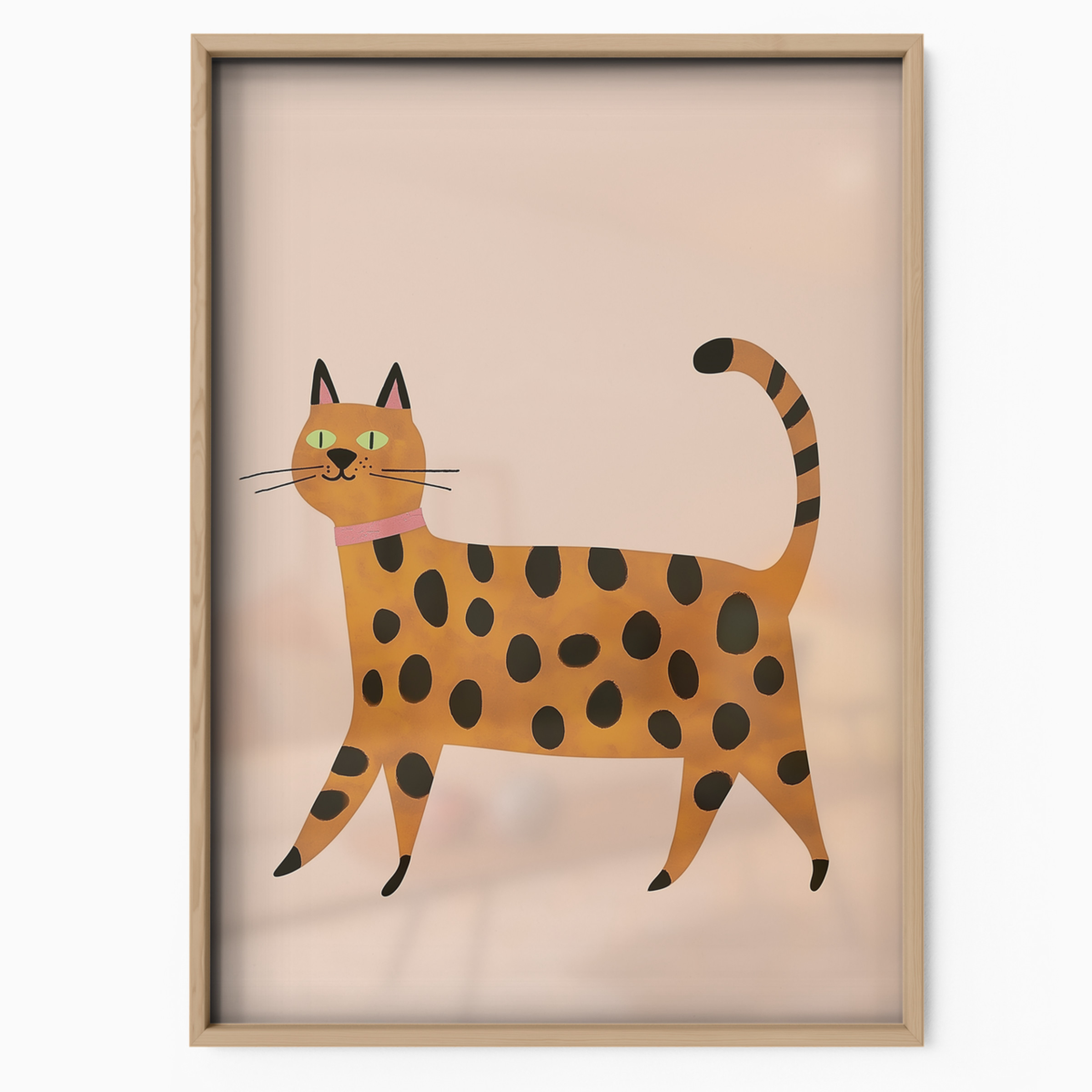 Pop Cat Orange Spots