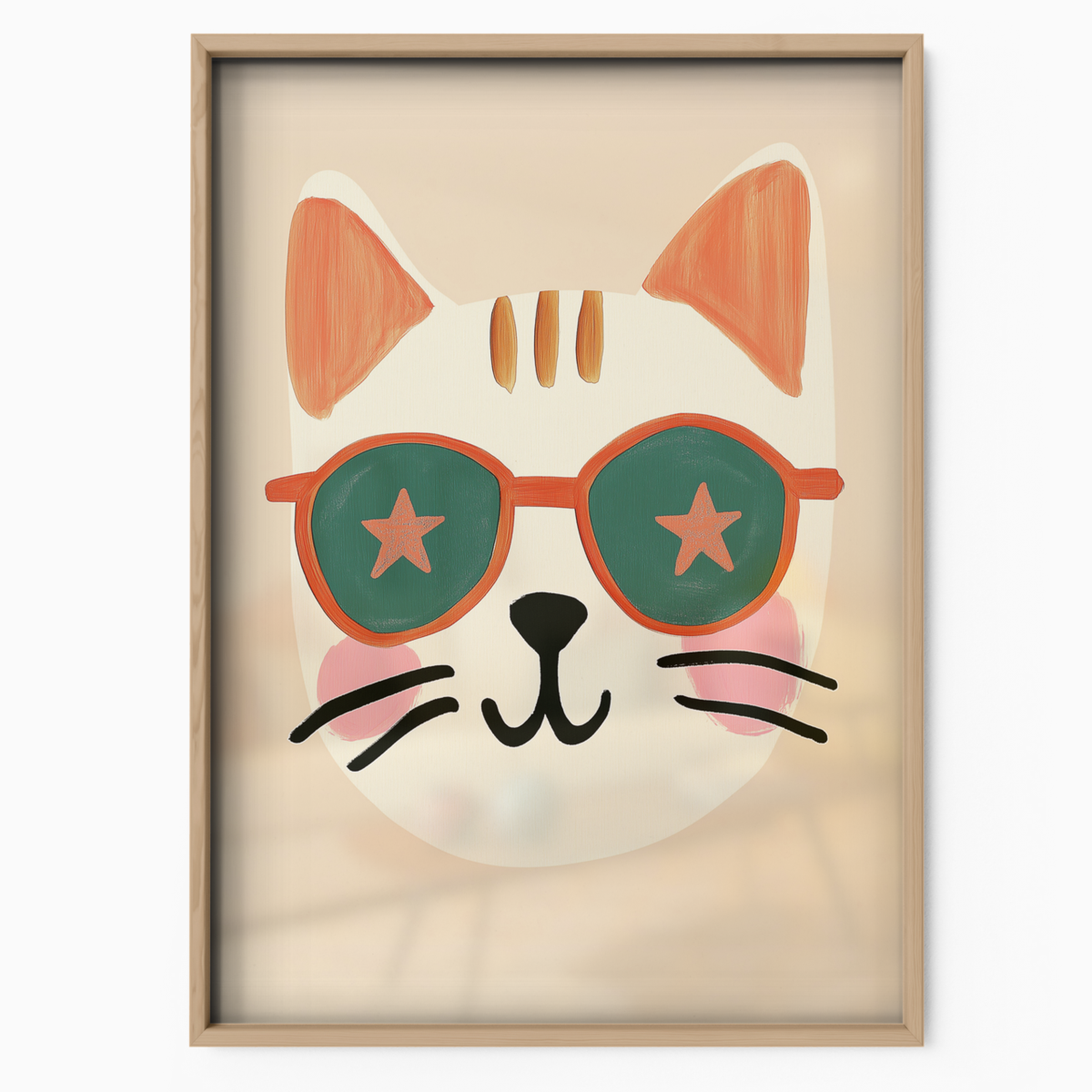 Pop Cat Star Glasses