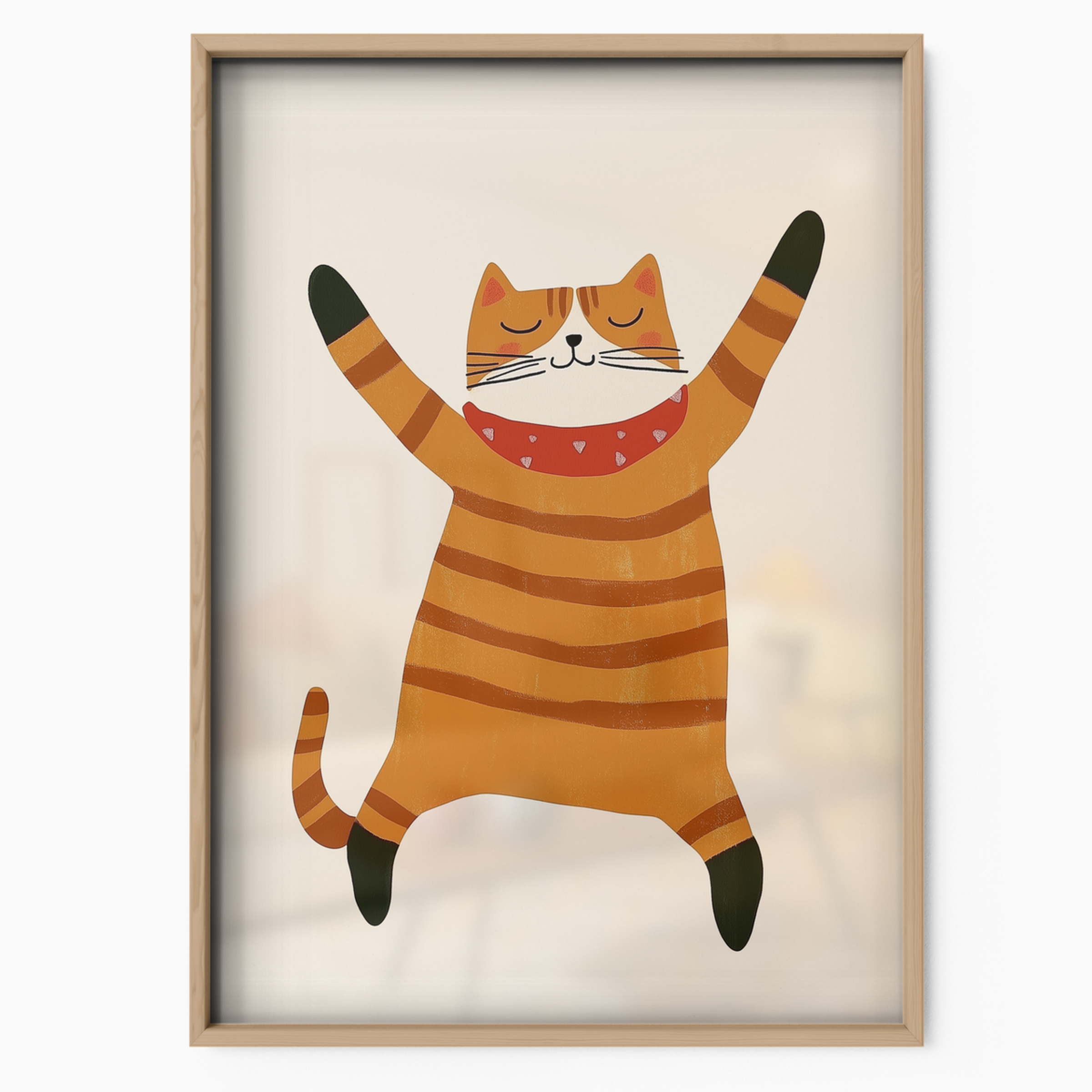 Pop Cat Stretching Joy