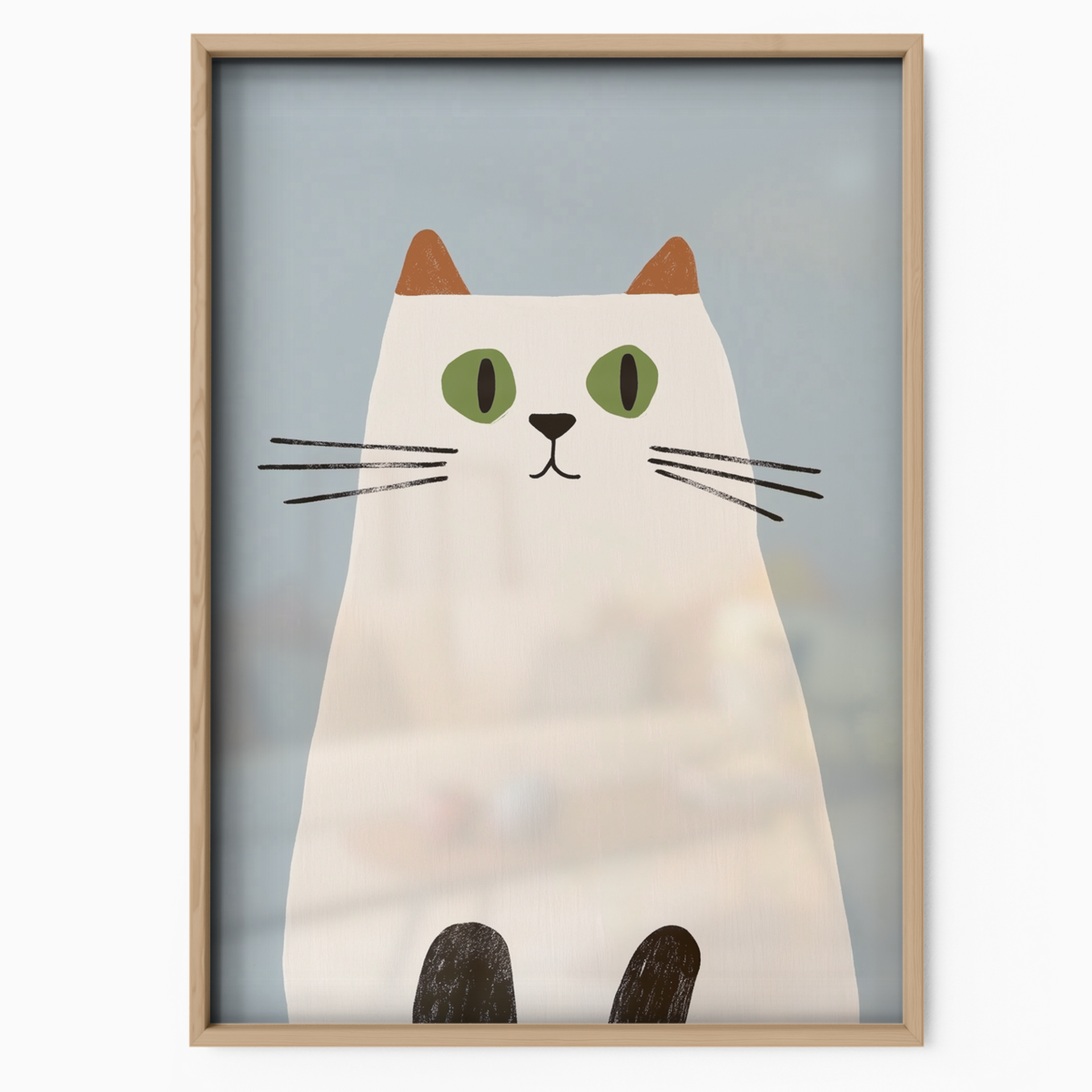 Pop Cat White Whiskers