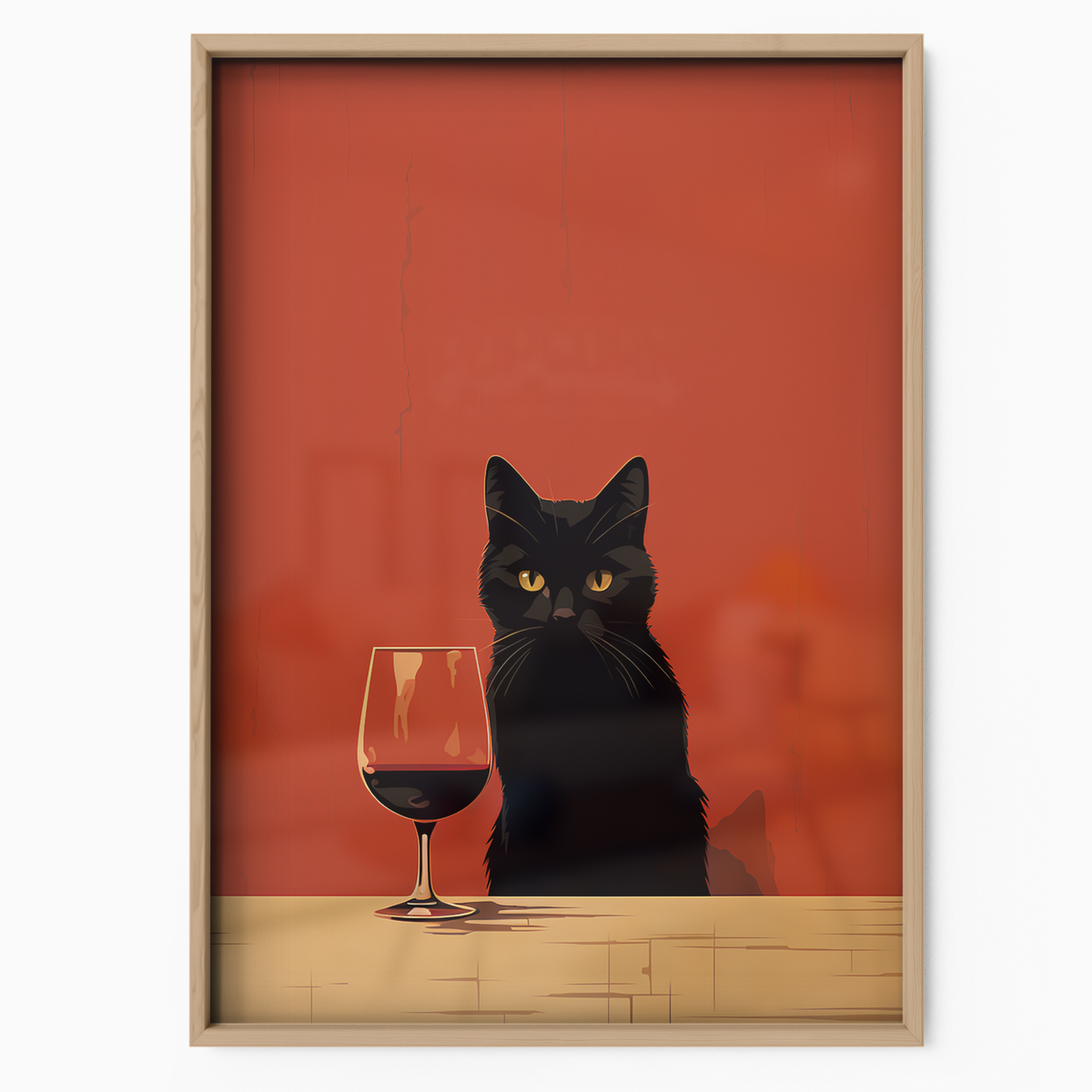 Red Room Black Cat