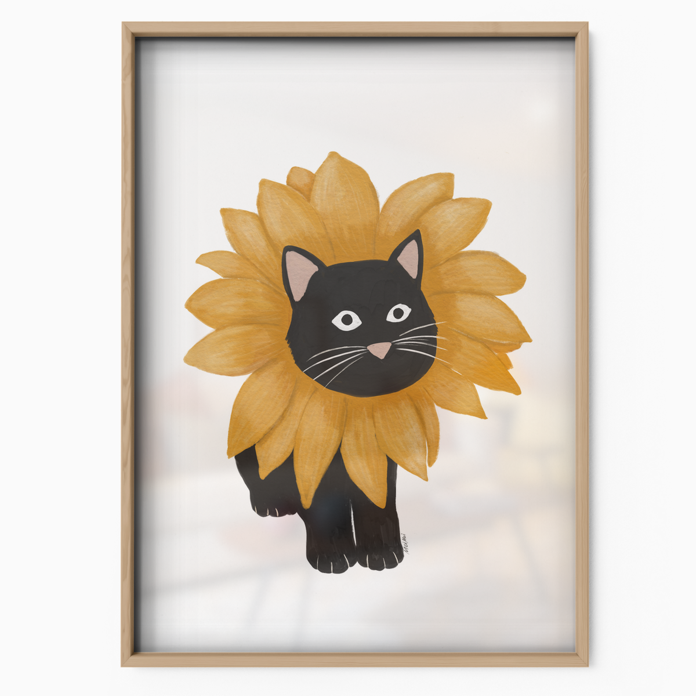 Sunflower Cat
