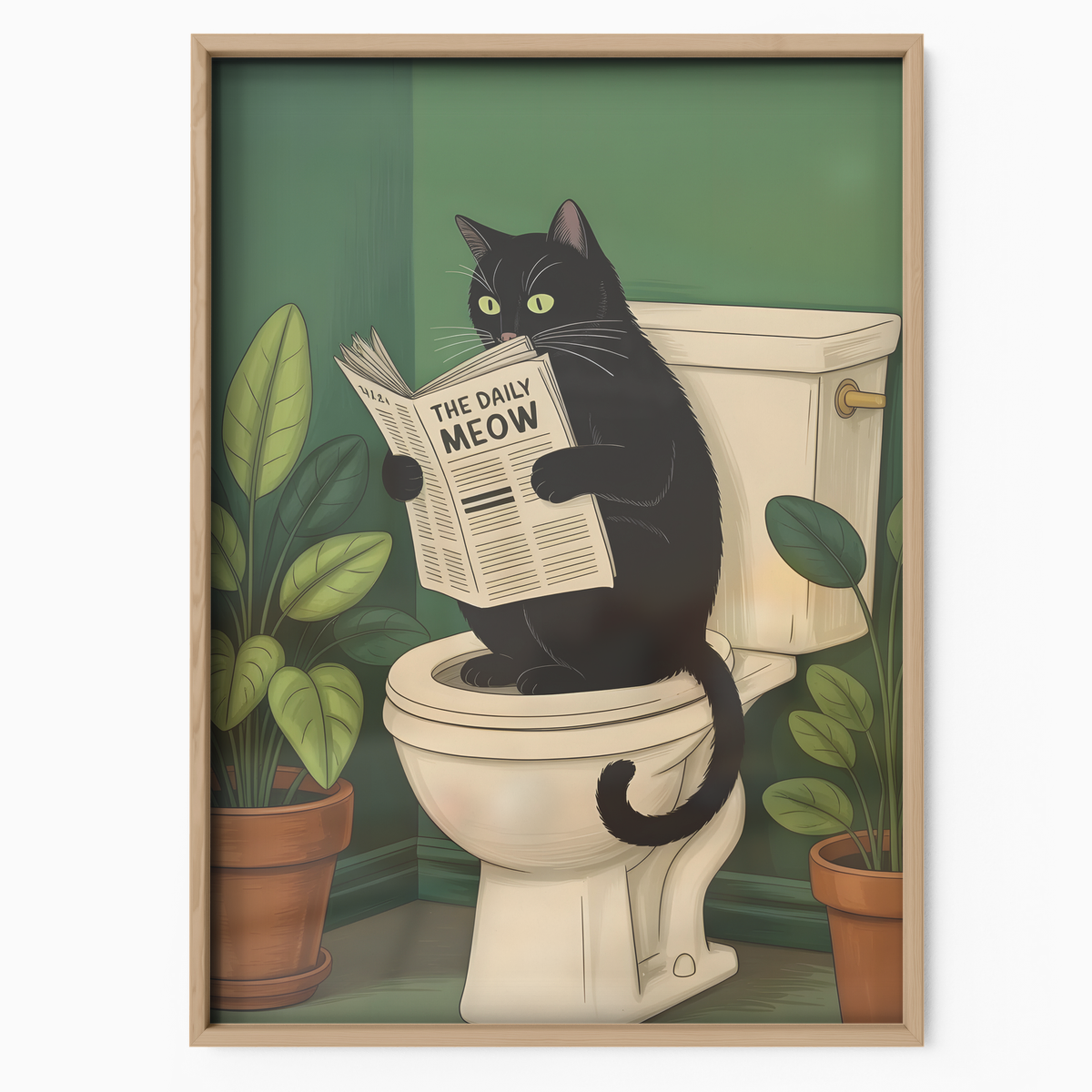 Toilet Reader Cat 2