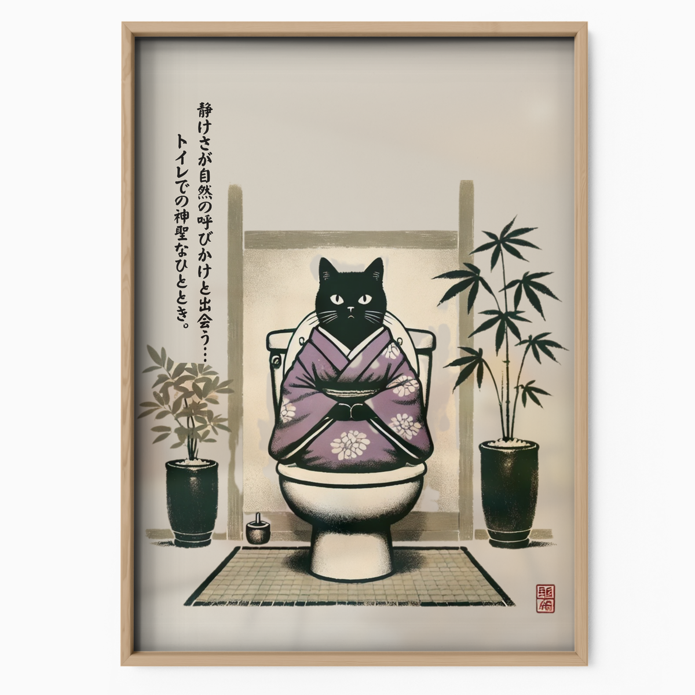 Zen Cat Garden Peace