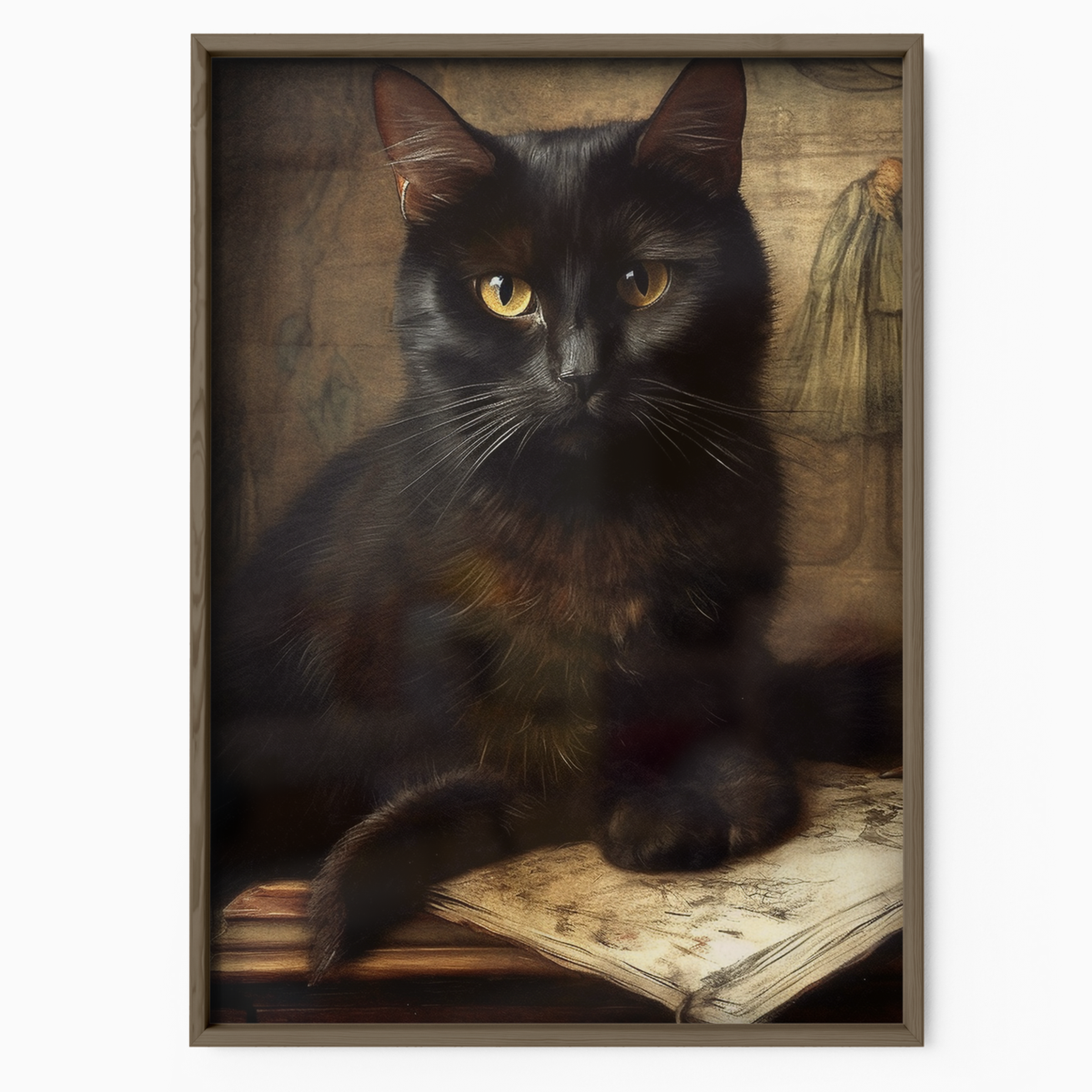 Artsy Cat Golden Gaze