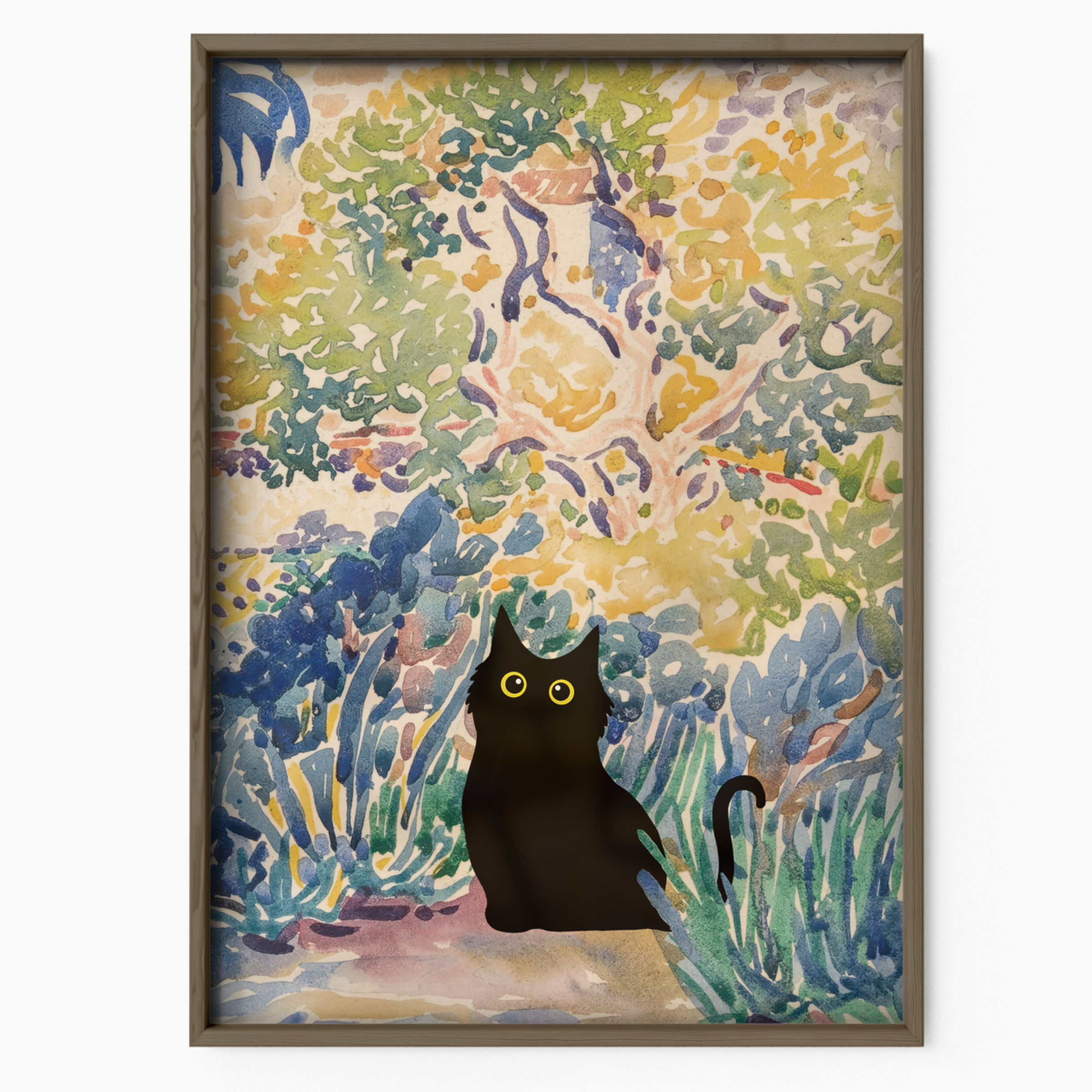 Black Cat In Courbet Field