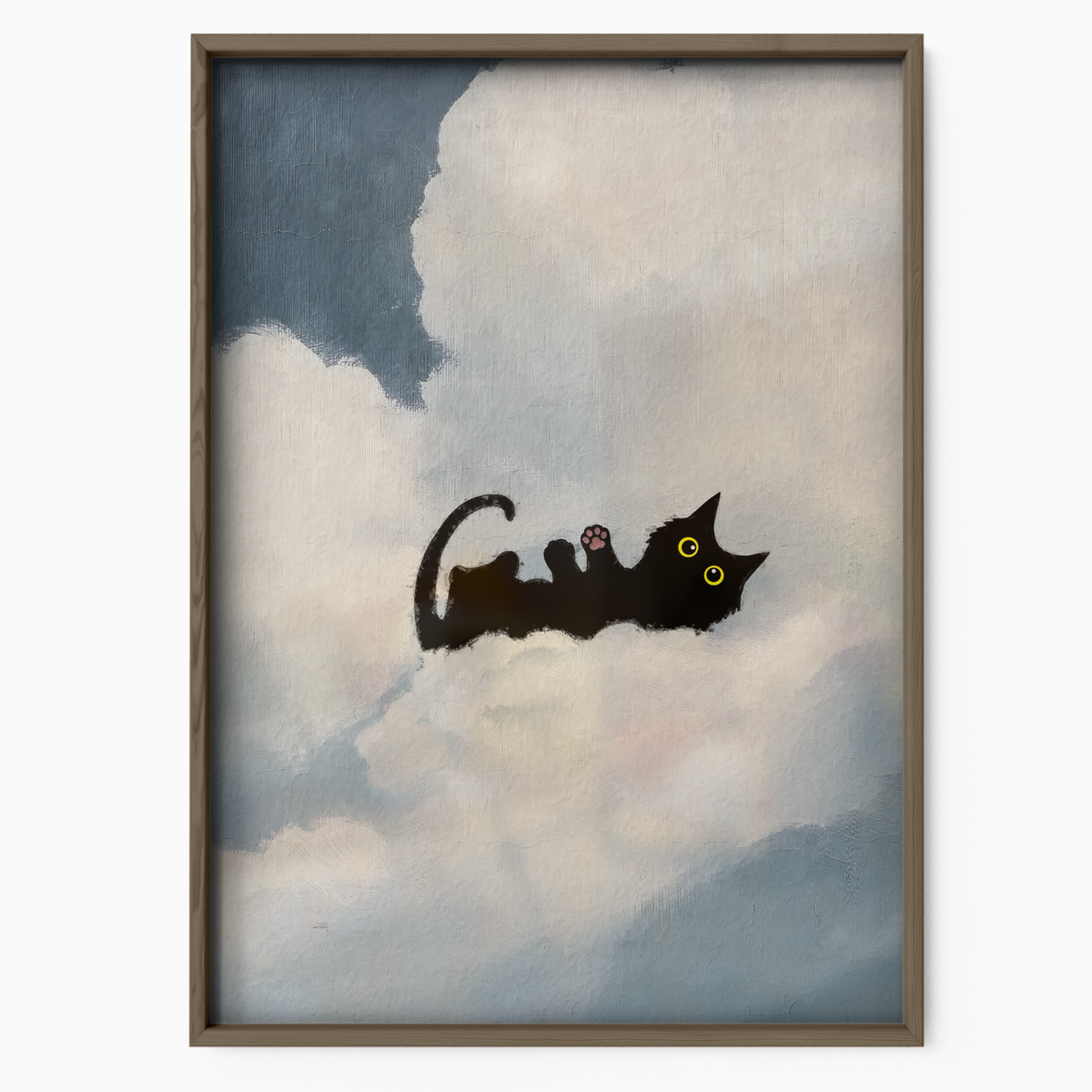Black Cat In The Clouds 2 3