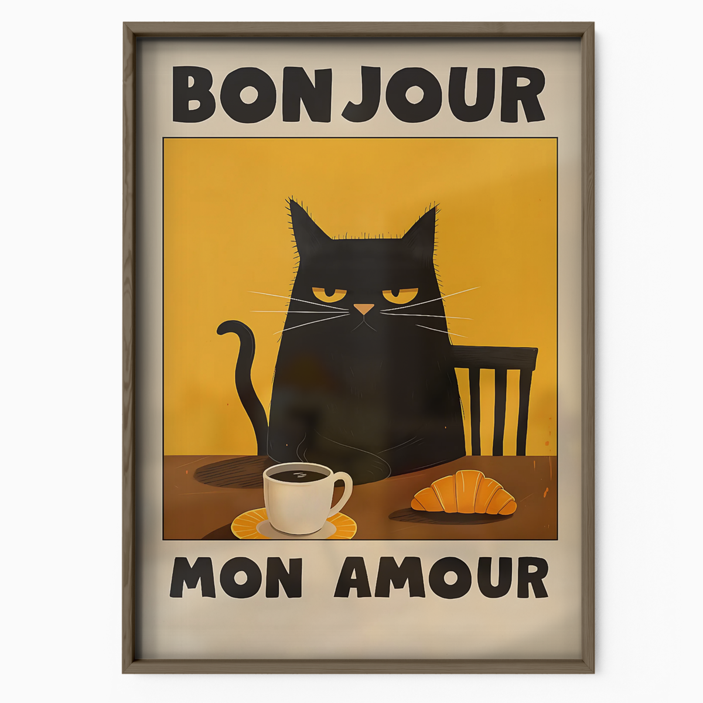 Cat Bonjour Mon Amour
