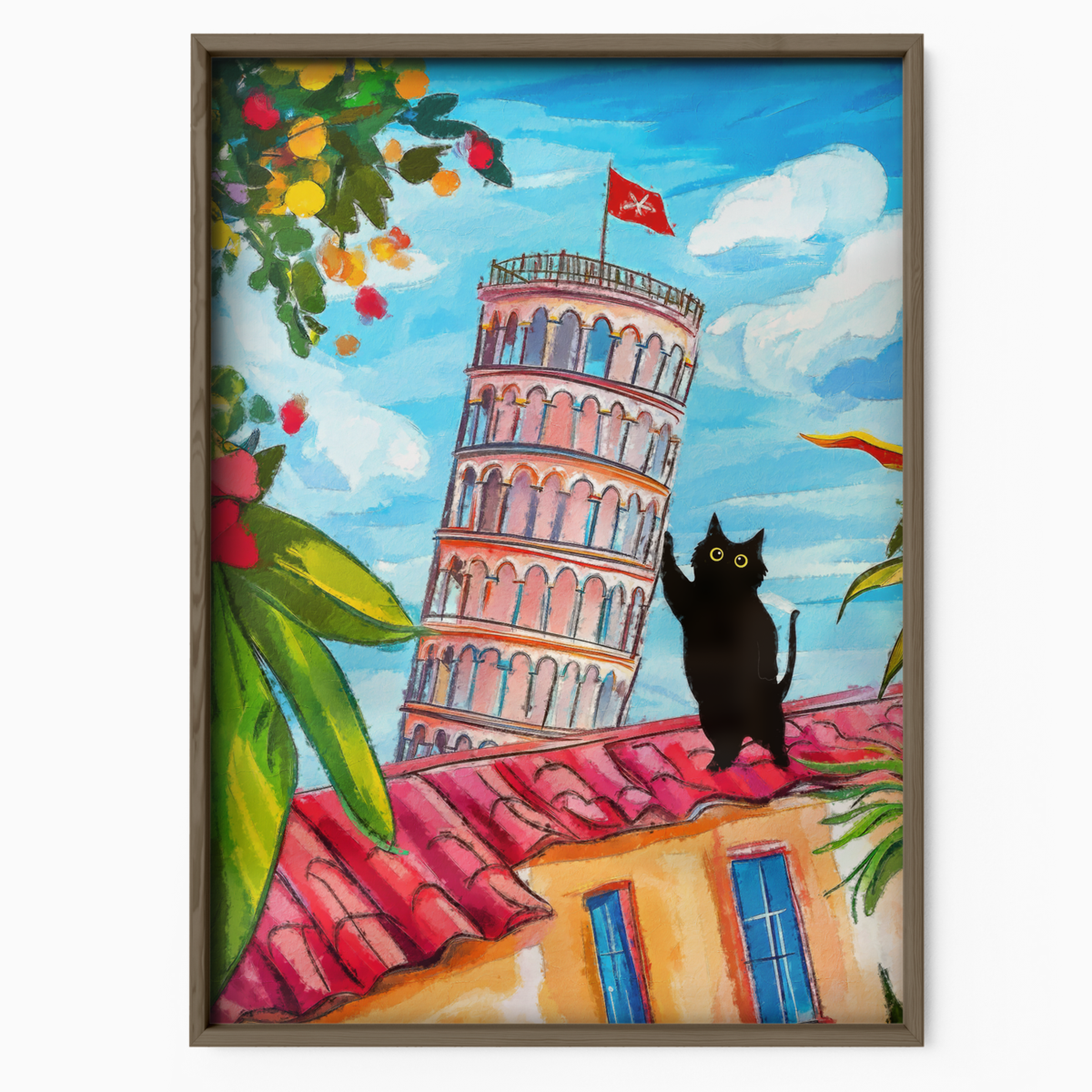 Cat In Pise Italy