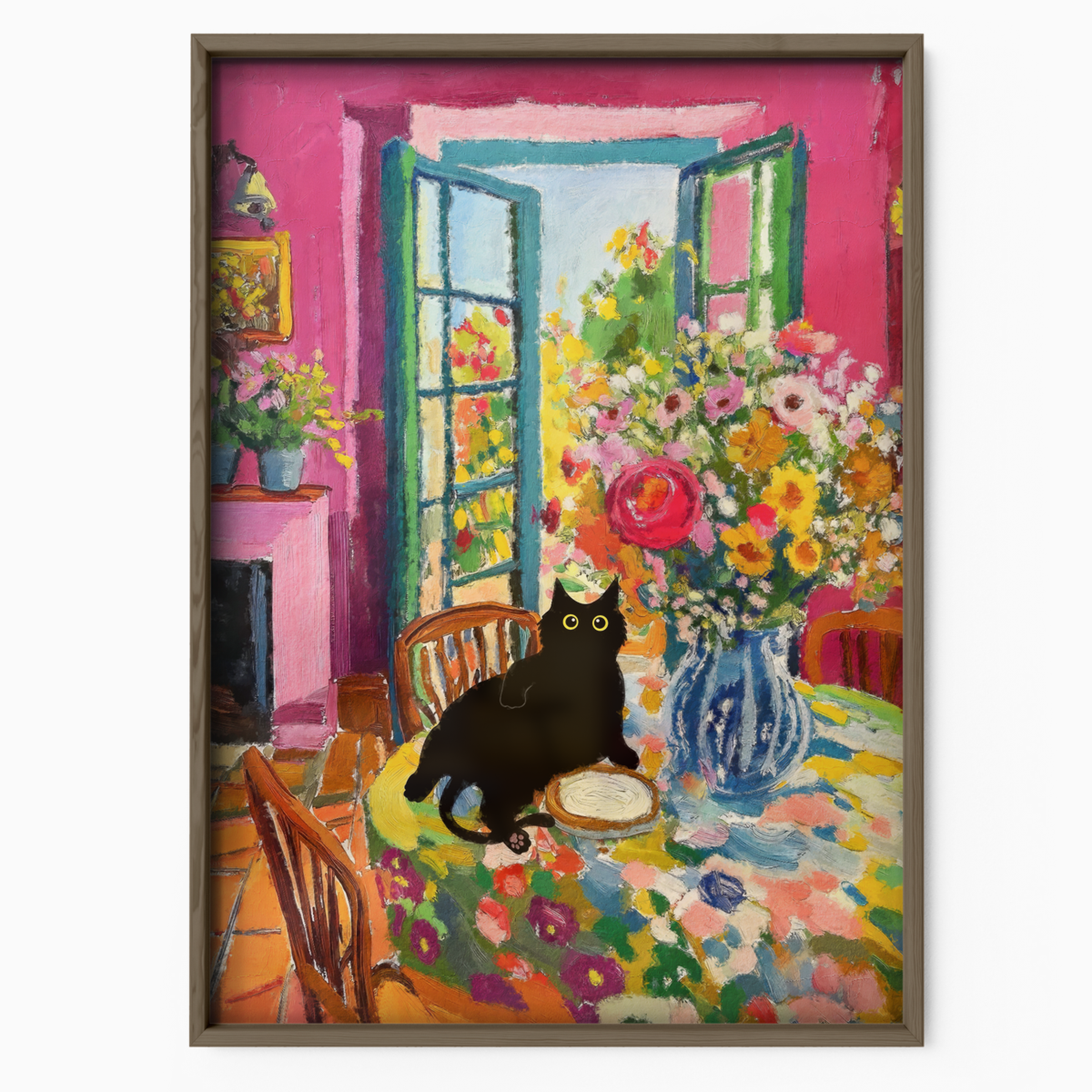 Cat Matisse Window
