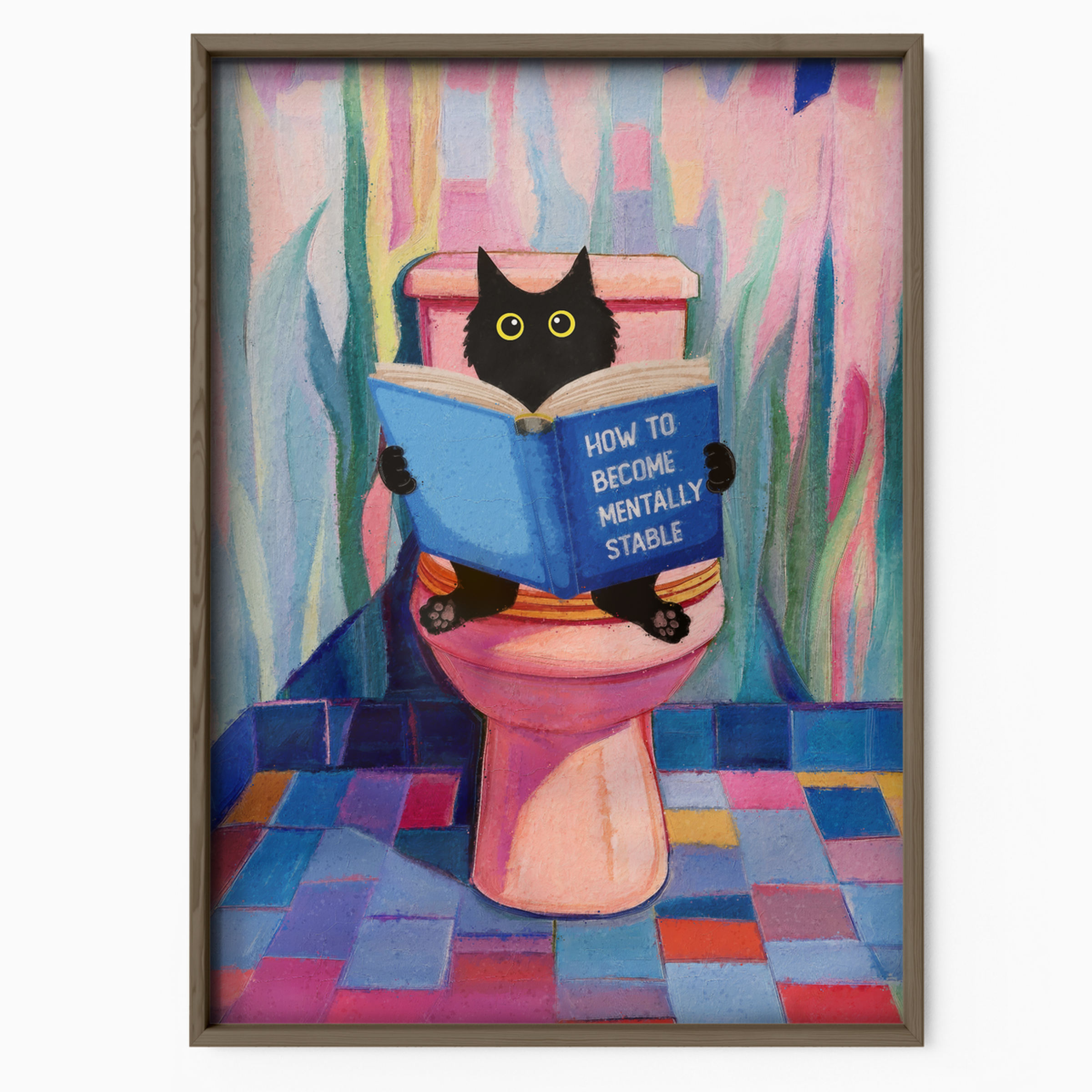 Cat Pop Art Toilet