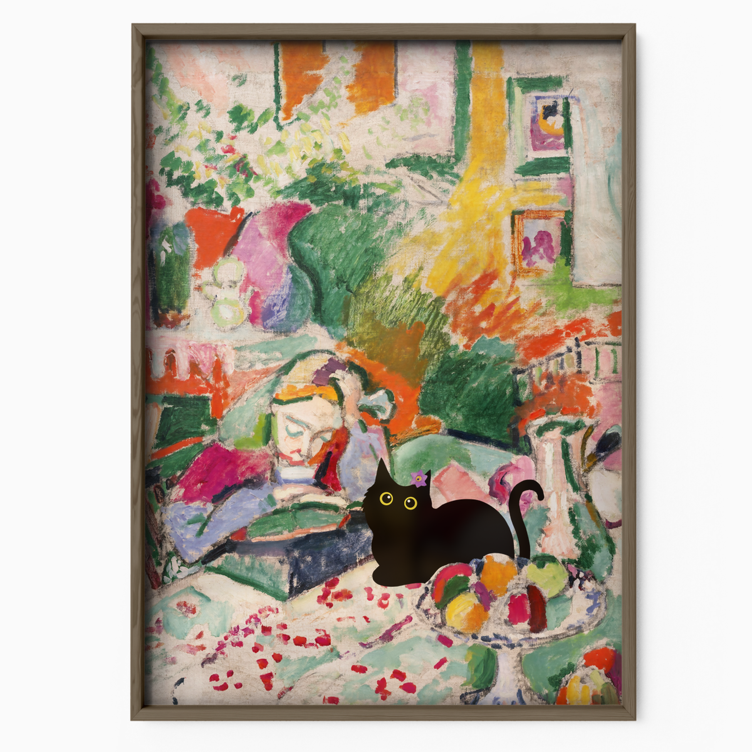 Cat With Matisse Still Life