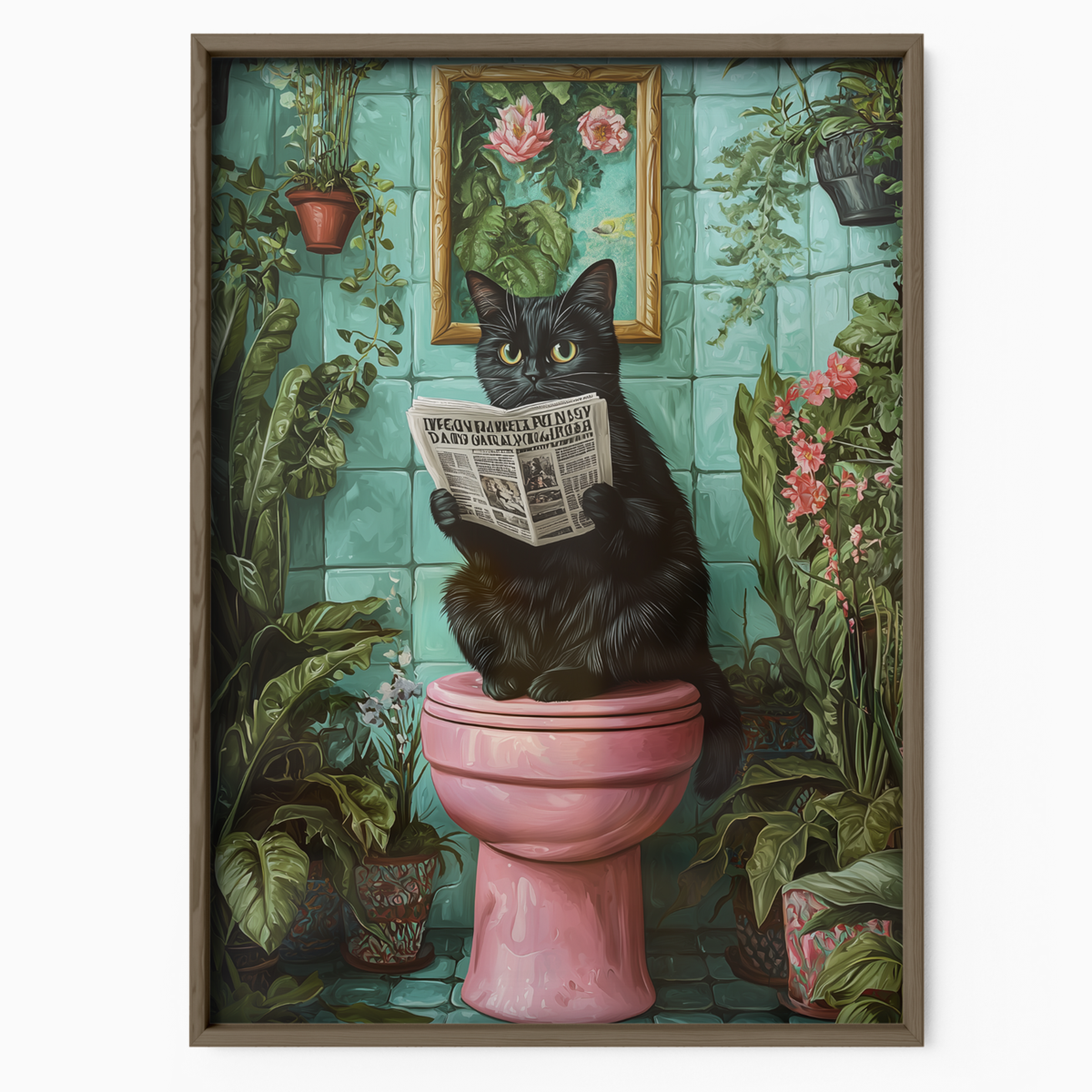 Cozy Cat Bathroom Reader